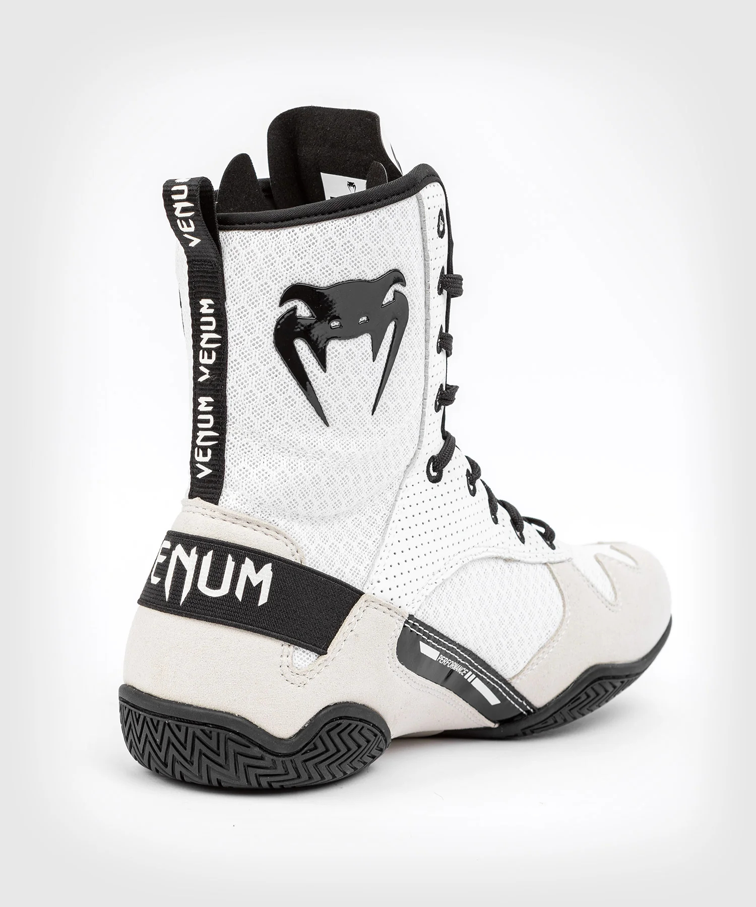 Chaussures De Boxe Venum Elite – Blanc/Noir - Image 5