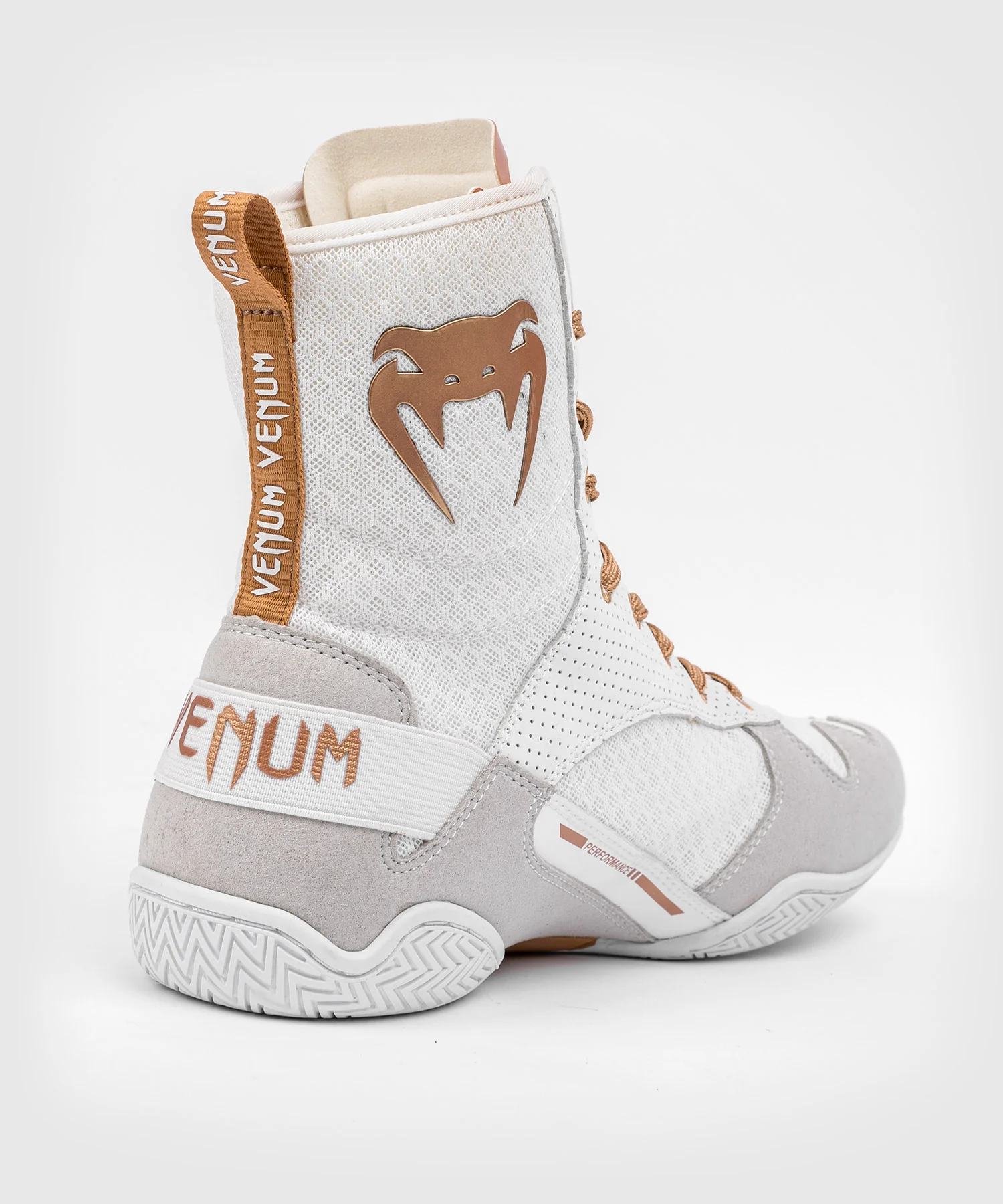 Chaussures de Boxe Venum Elite - Blanc/Or - Image 4