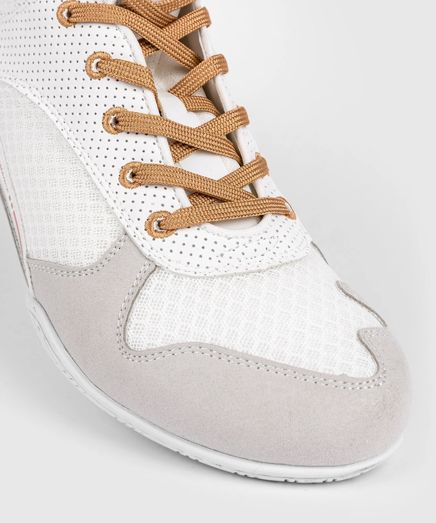 Chaussures de Boxe Venum Elite - Blanc/Or - Image 6