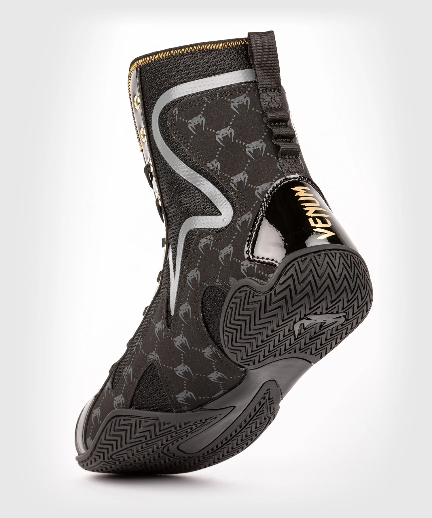 Chaussures de Boxe Venum Elite Evo Monogram - Noir - Image 3