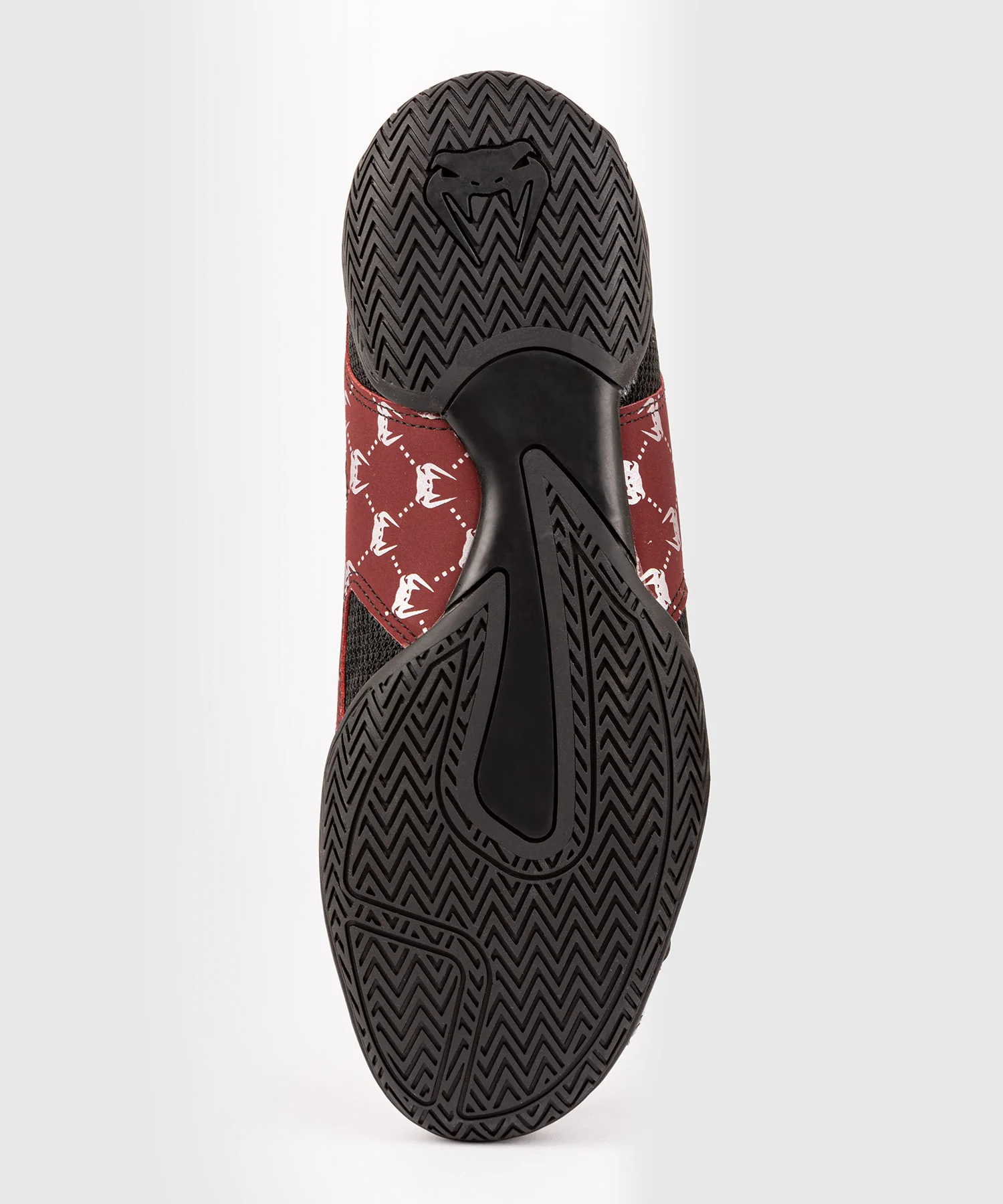 Chaussures de Boxe Venum Elite Evo Monogram - Noir/Bordeaux - Image 7