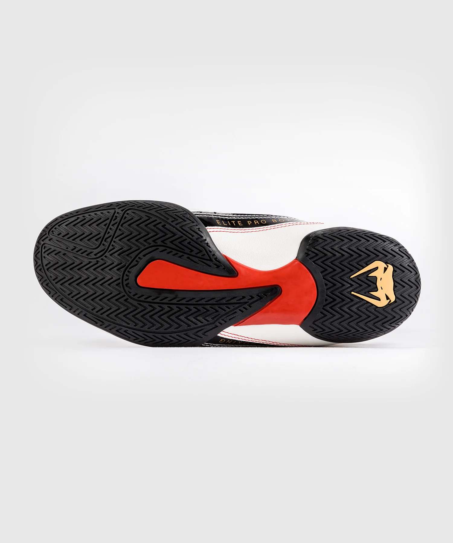 Chaussures de boxe Venum Elite - Glace/Or - Image 6