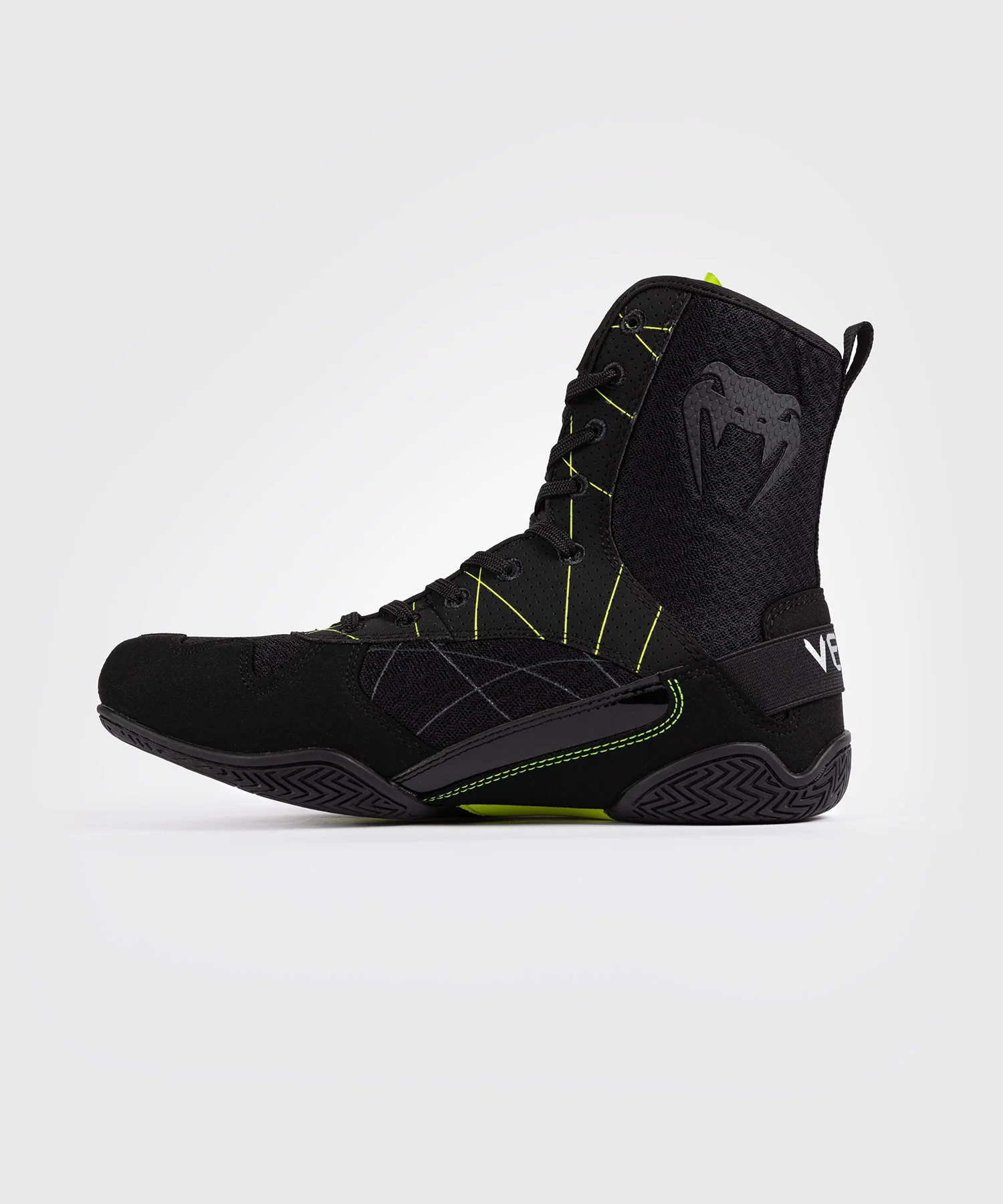 Chaussures de boxe Venum Training Camp 4.0 - Noir/Vert fluo - Image 4