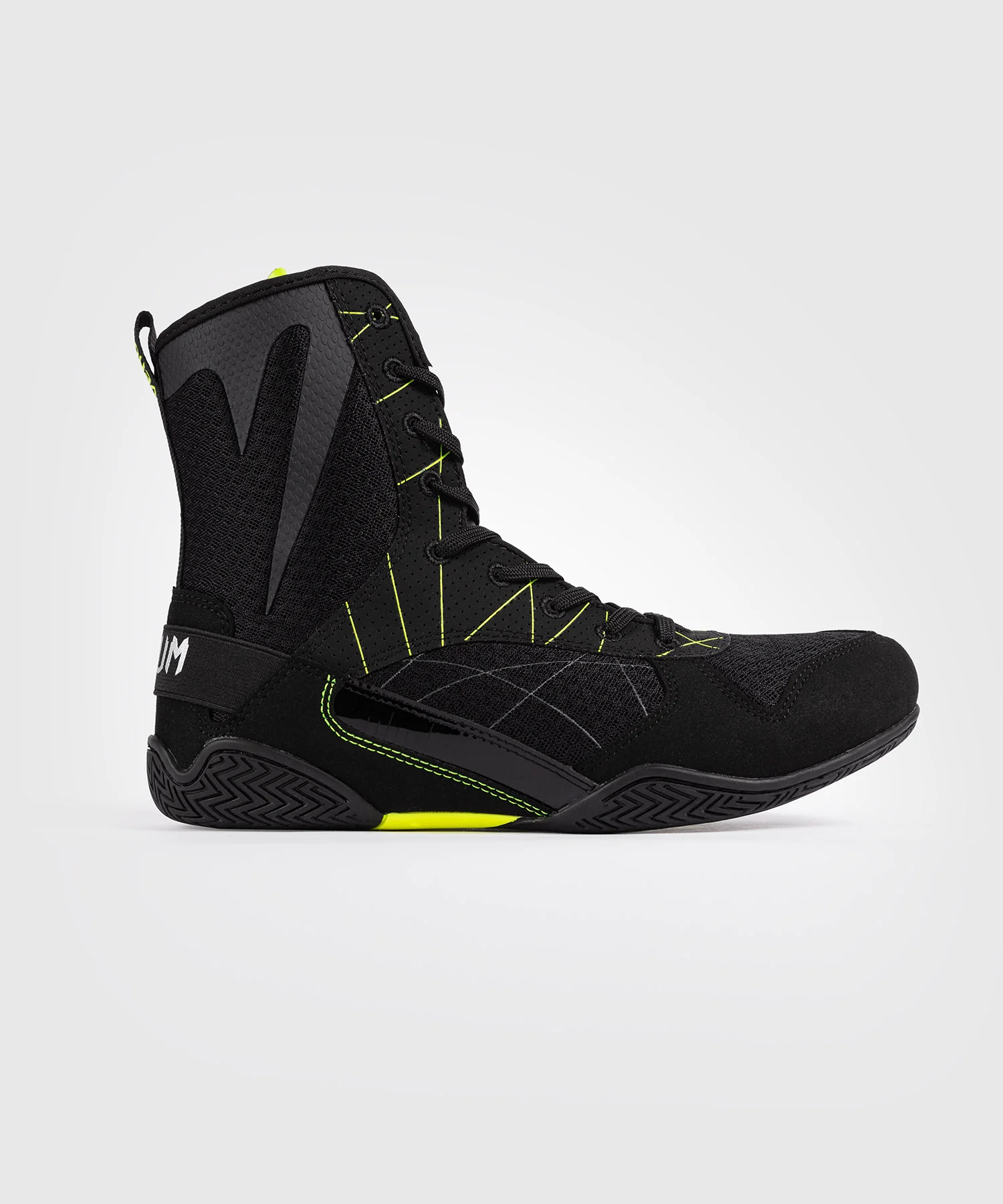 Chaussures de boxe Venum Training Camp 4.0 - Noir/Vert fluo - Image 5
