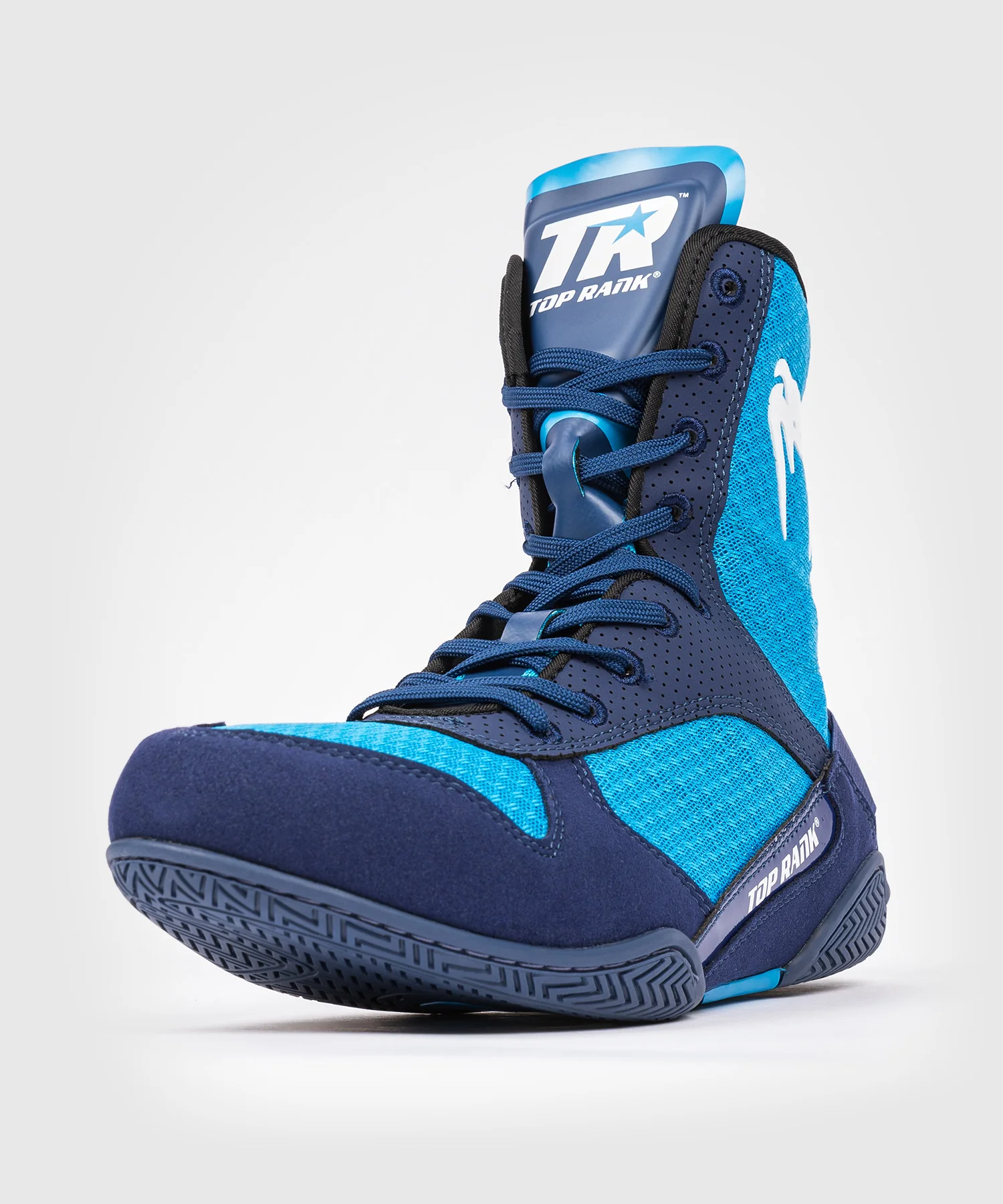 Chaussures de Boxe Venum x Top Rank Original - Bleu Royal - Image 2