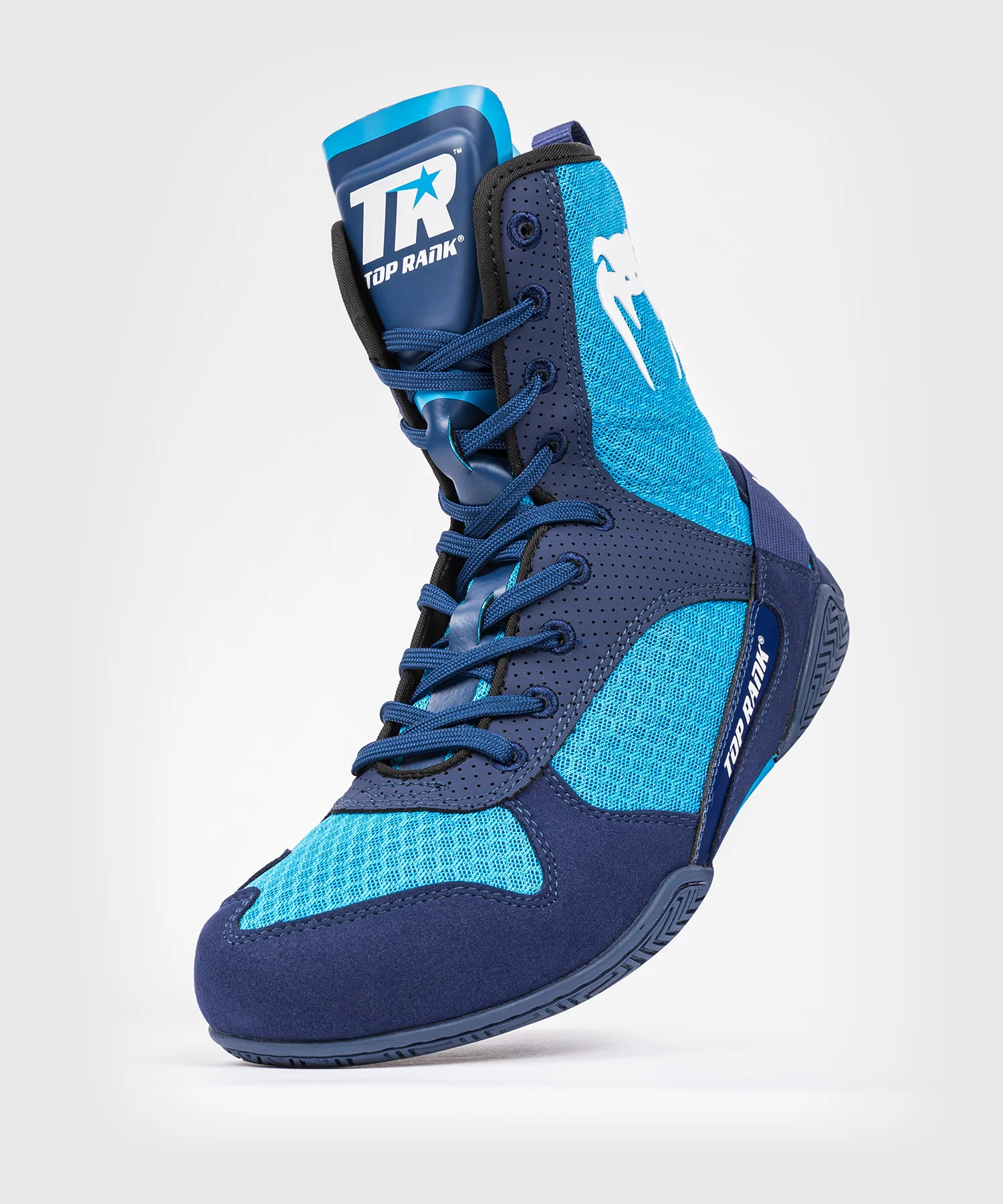 Chaussures de Boxe Venum x Top Rank Original - Bleu Royal - Image 8