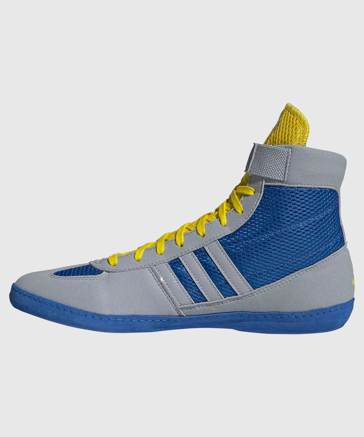 Chaussures de Lutte Adidas Combat Speed 4 - Bleu/Gris - Image 3