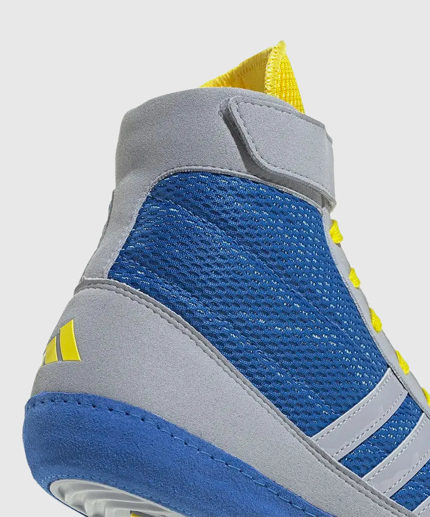 Chaussures de Lutte Adidas Combat Speed 4 - Bleu/Gris - Image 7