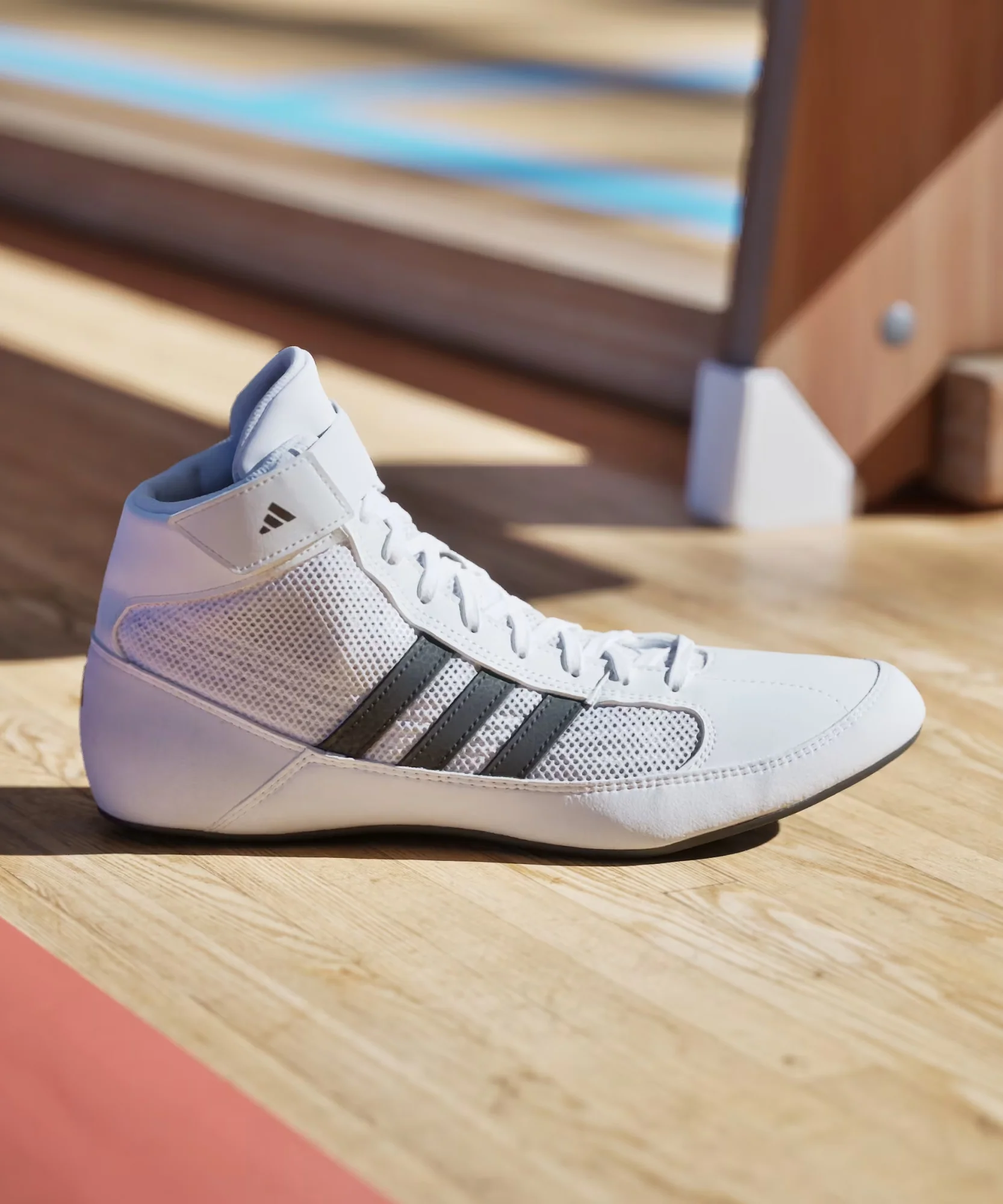 Chaussures de Lutte Adidas Havoc - Blanc/Noir - Image 2