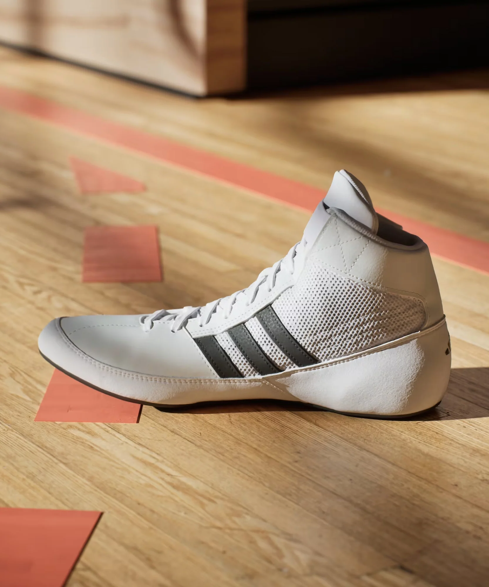 Chaussures de Lutte Adidas Havoc - Blanc/Noir - Image 6