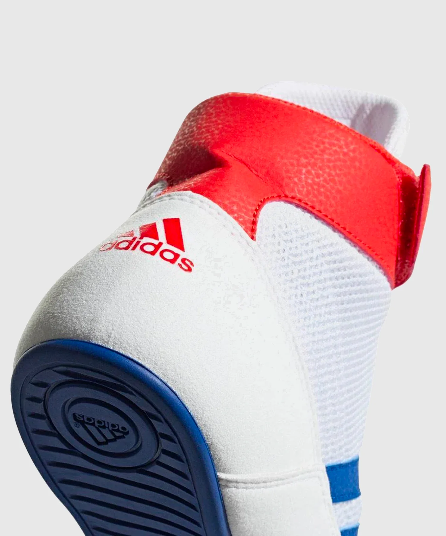 Chaussures de Lutte Adidas Havoc - Blanche/Bleu - Image 4