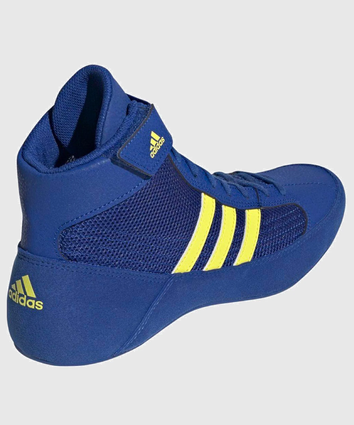 Chaussures de Lutte Adidas Havoc - Bleu/Jaune - Image 4