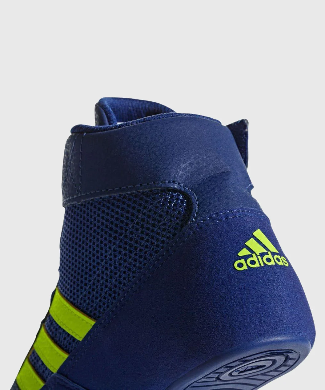 Chaussures de Lutte Adidas Havoc - Pour Enfants - Bleu/Jaune - Image 4