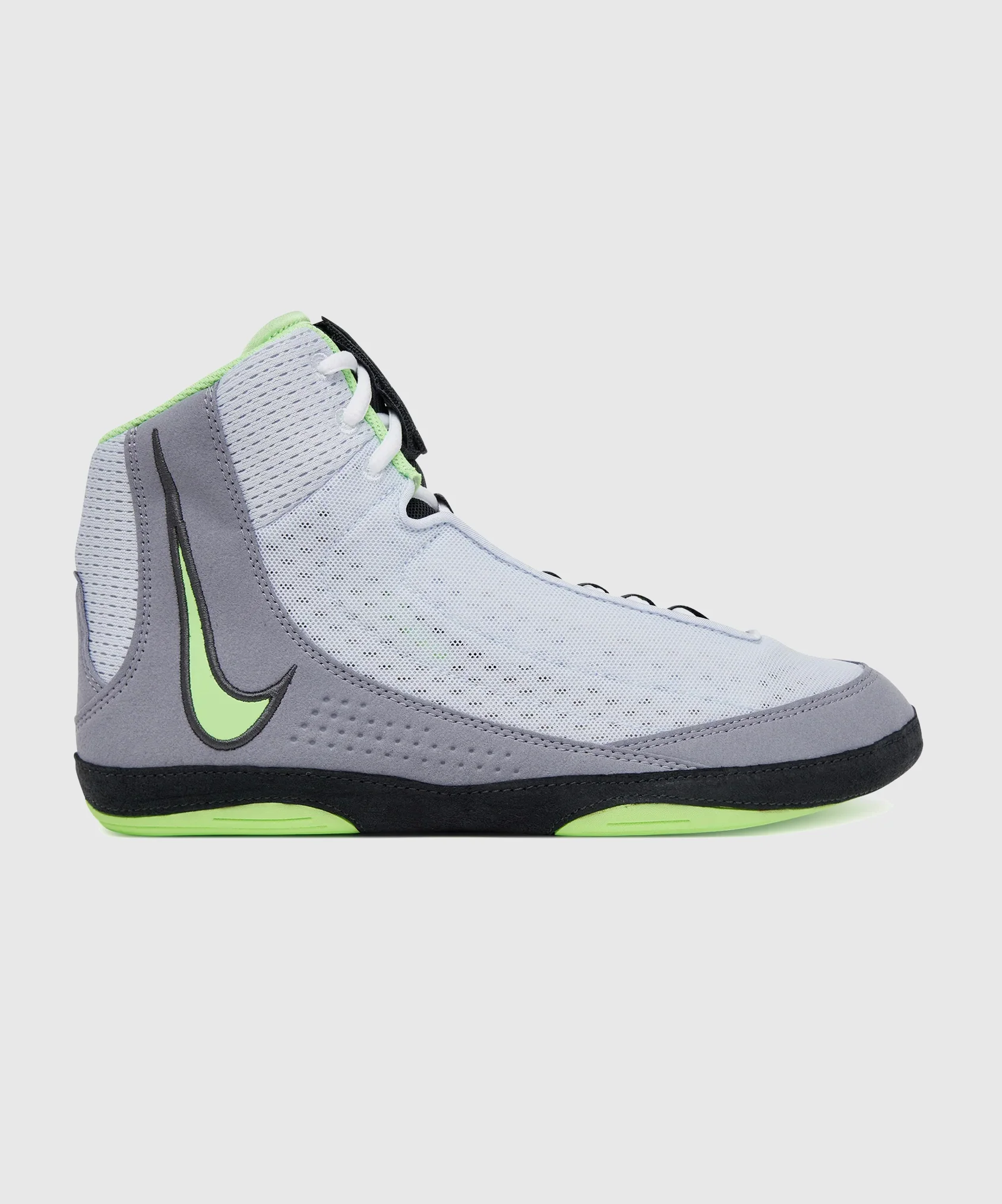 Chaussures de Lutte Inflict 4 Nike - Blanc/Vert/Gris