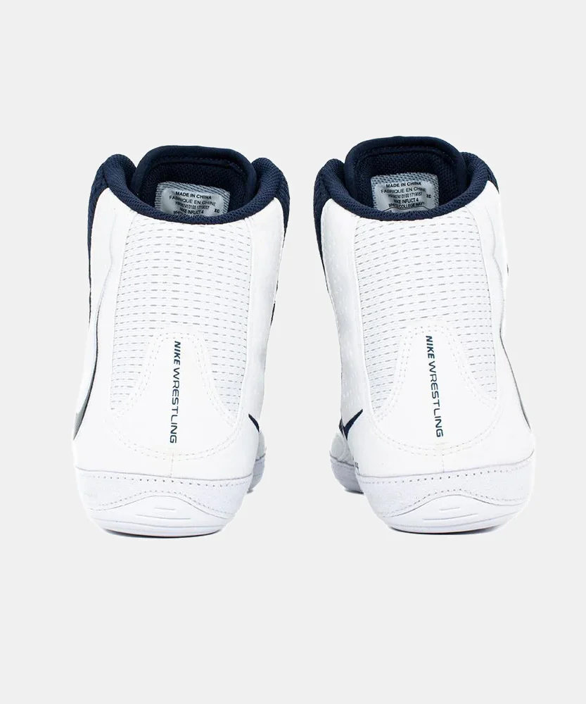 Chaussures de Lutte Inflict 4 Nike - Bleu Marine/Blanc - Image 6