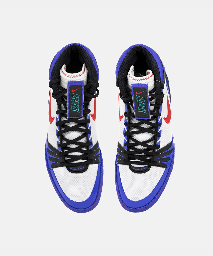 Chaussures de Lutte Nike Freek Se - Blanc/Rouge/Violet - Image 6