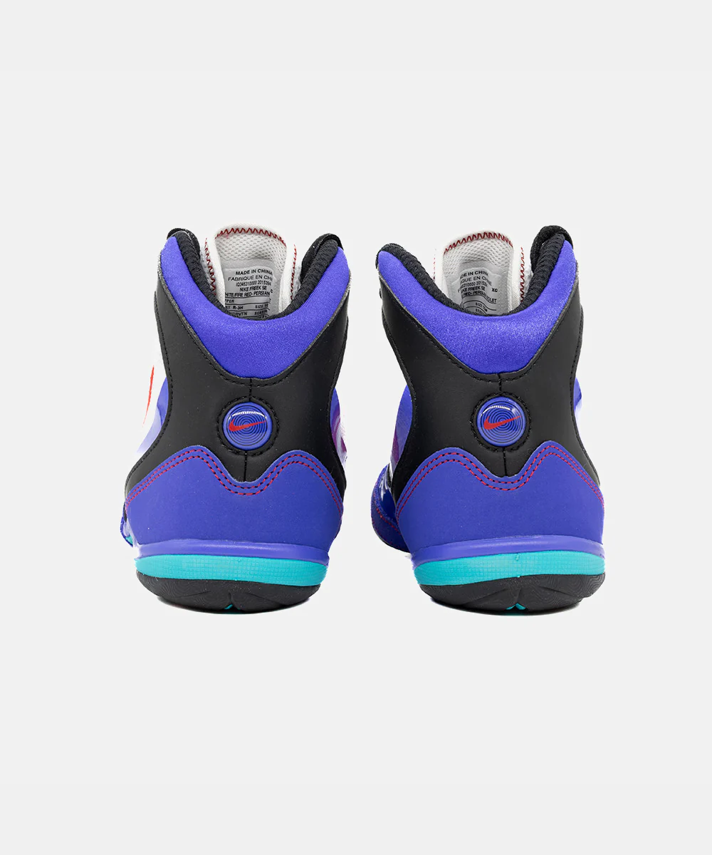 Chaussures de Lutte Nike Freek Se - Blanc/Rouge/Violet - Image 8