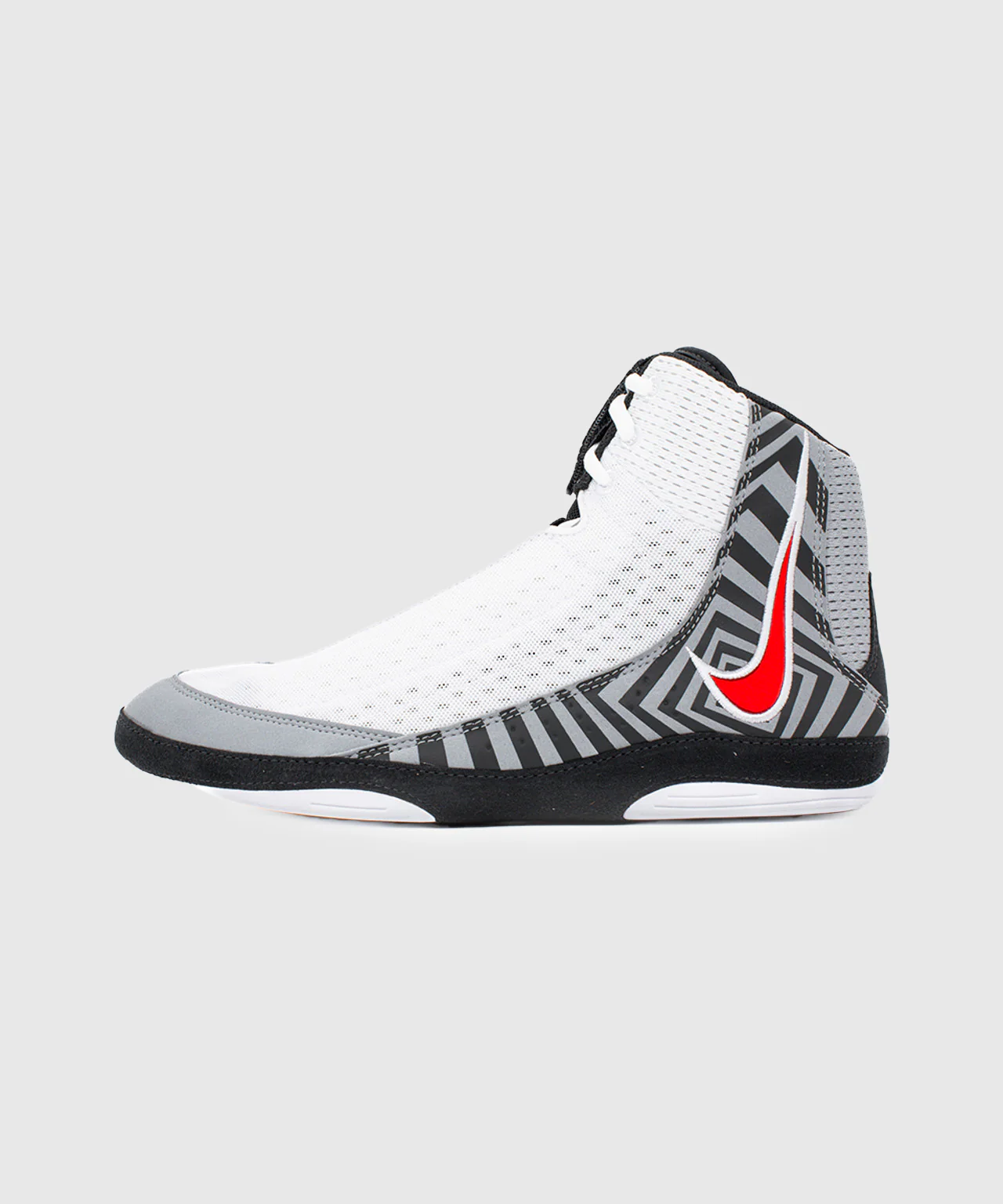 Chaussures de Lutte Nike Inflict 4 Se - Blanc/Gris/Rouge - Image 2