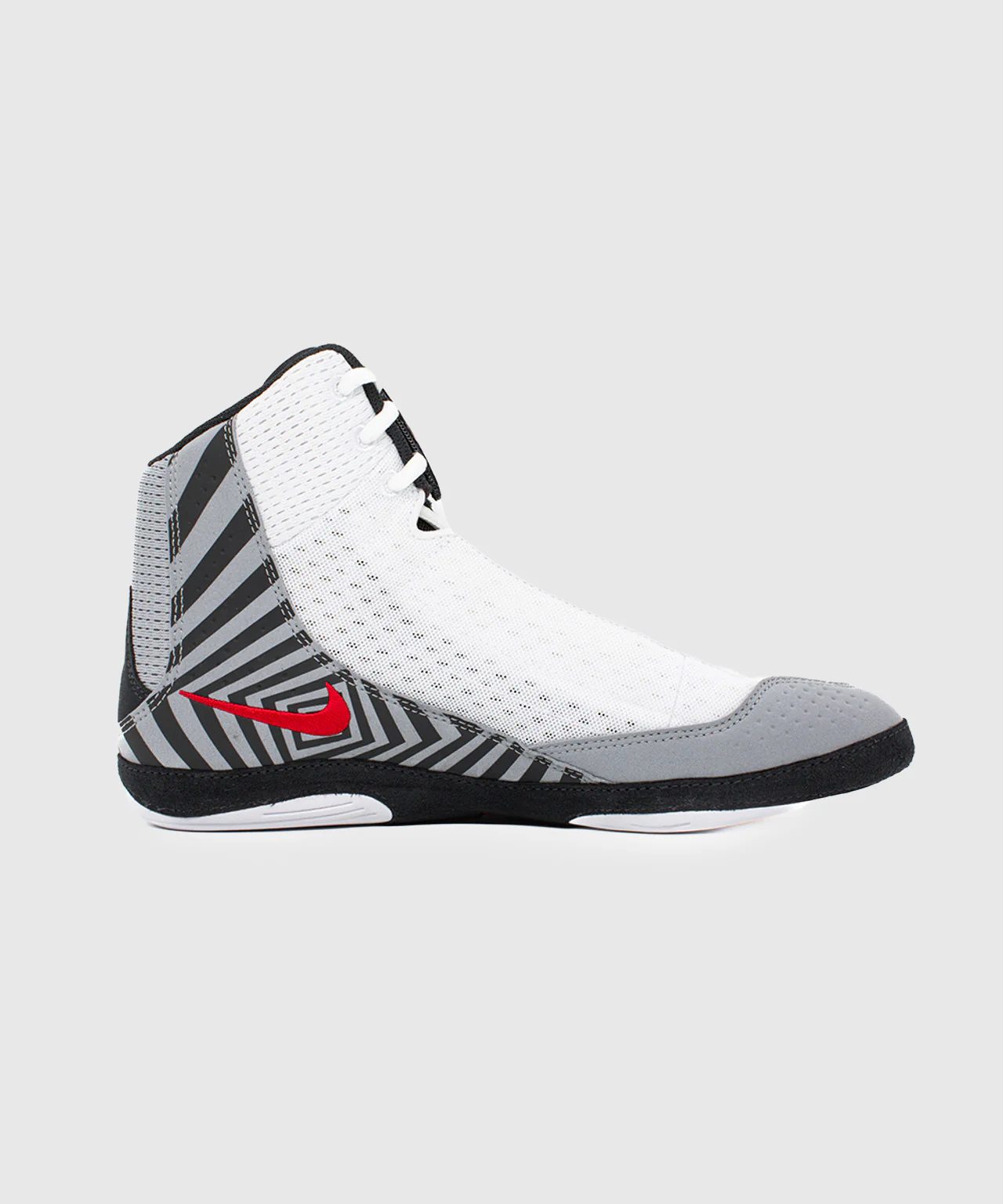 Chaussures de Lutte Nike Inflict 4 Se - Blanc/Gris/Rouge - Image 4