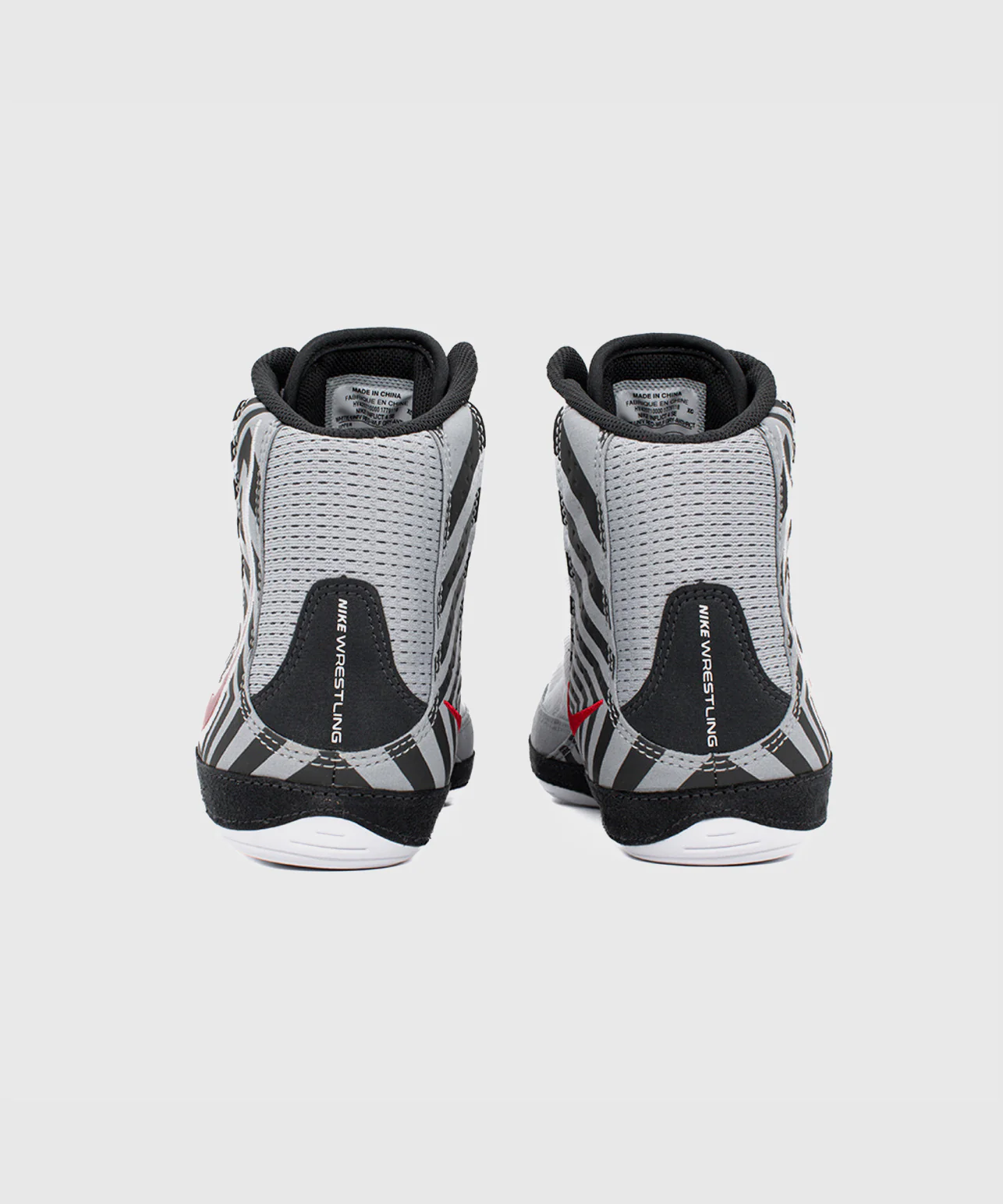 Chaussures de Lutte Nike Inflict 4 Se - Blanc/Gris/Rouge - Image 8