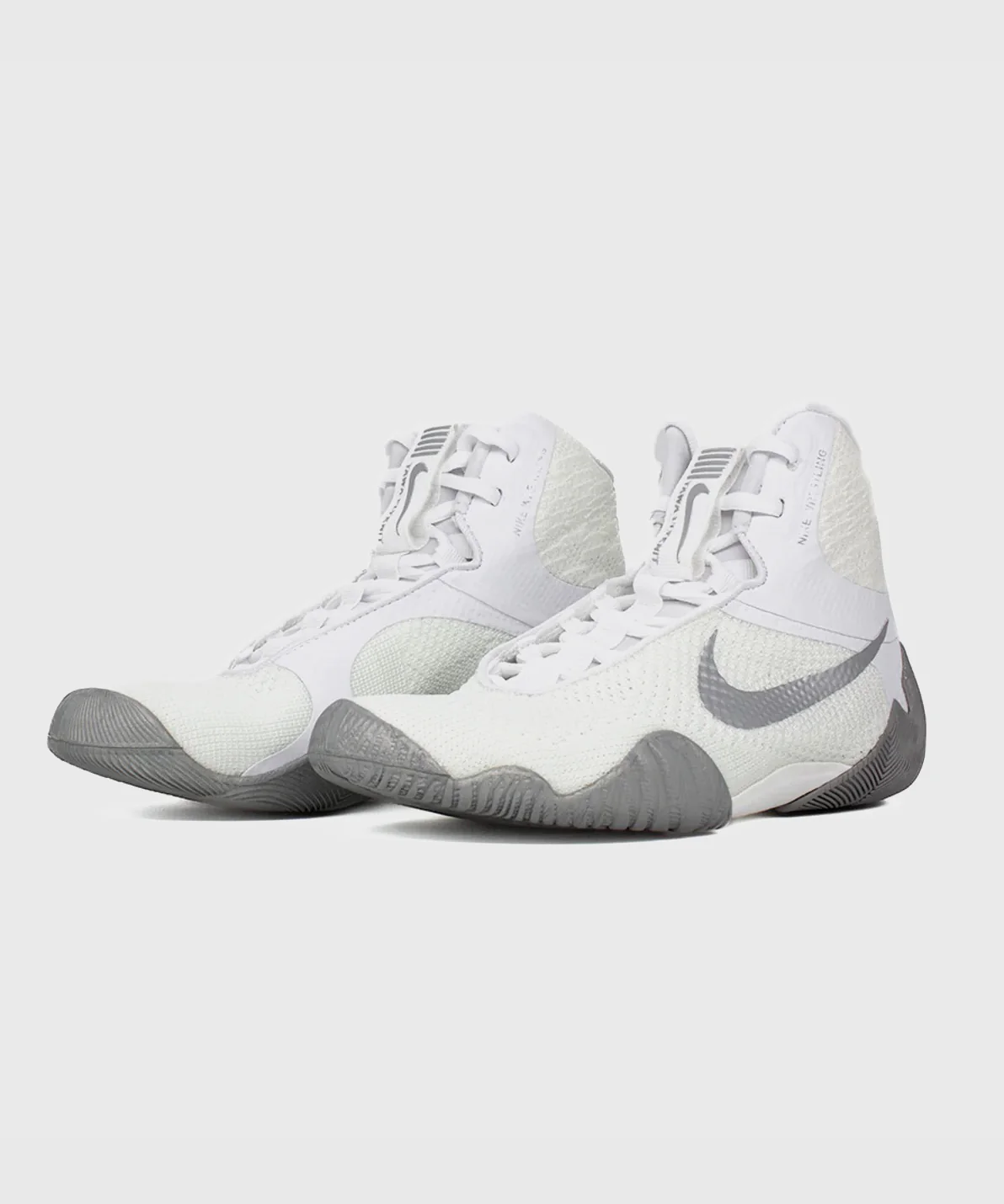 Chaussures de Lutte Nike Tawa - Blanc/Argent/Gris - Image 3