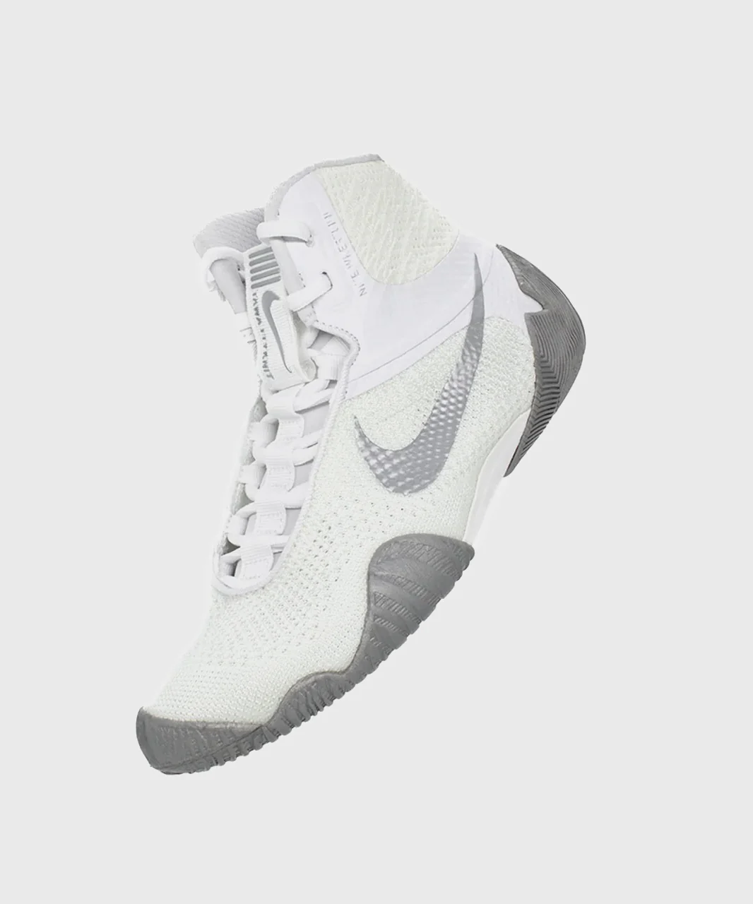 Chaussures de Lutte Nike Tawa - Blanc/Argent/Gris - Image 4