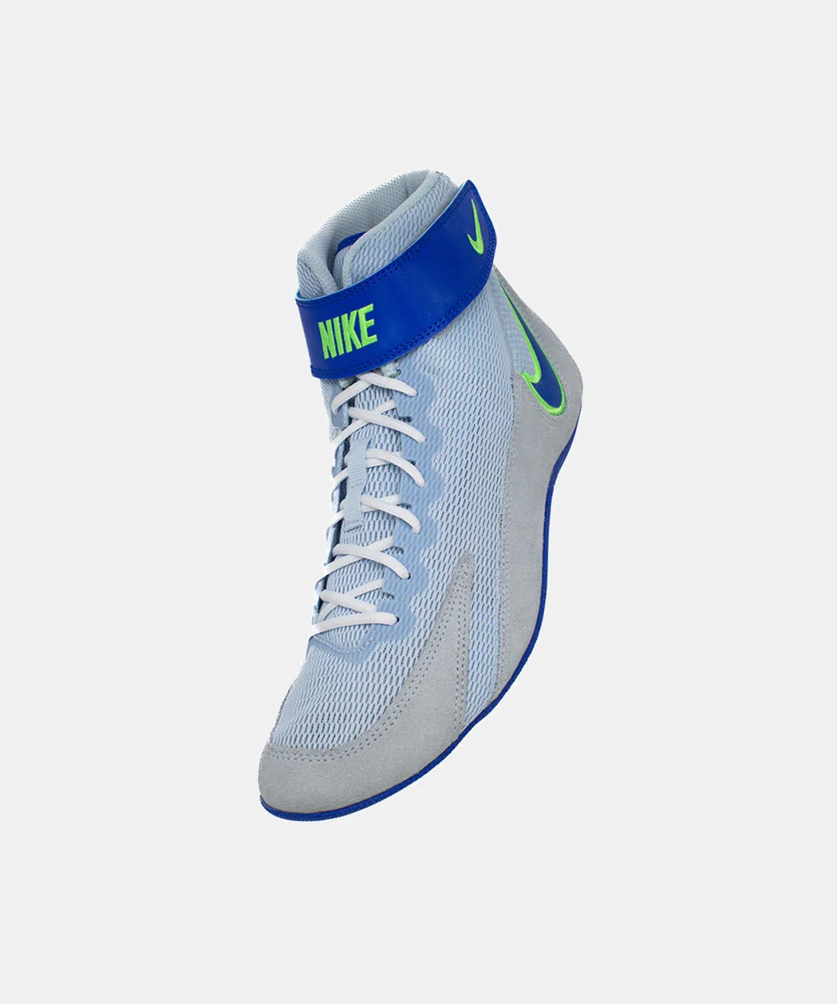 Chaussures de Lutte Speedsweep VIII Nike - Gris/Bleu/Néon - Image 5
