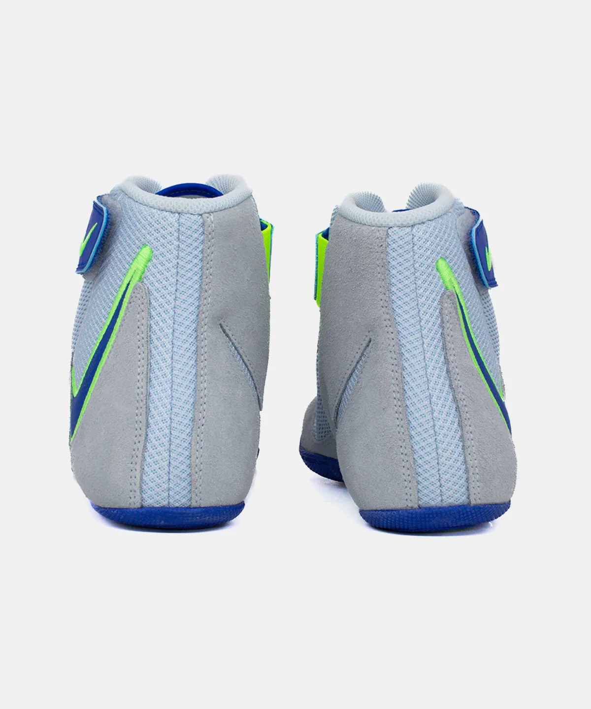 Chaussures de Lutte Speedsweep VIII Nike - Gris/Bleu/Néon - Image 8