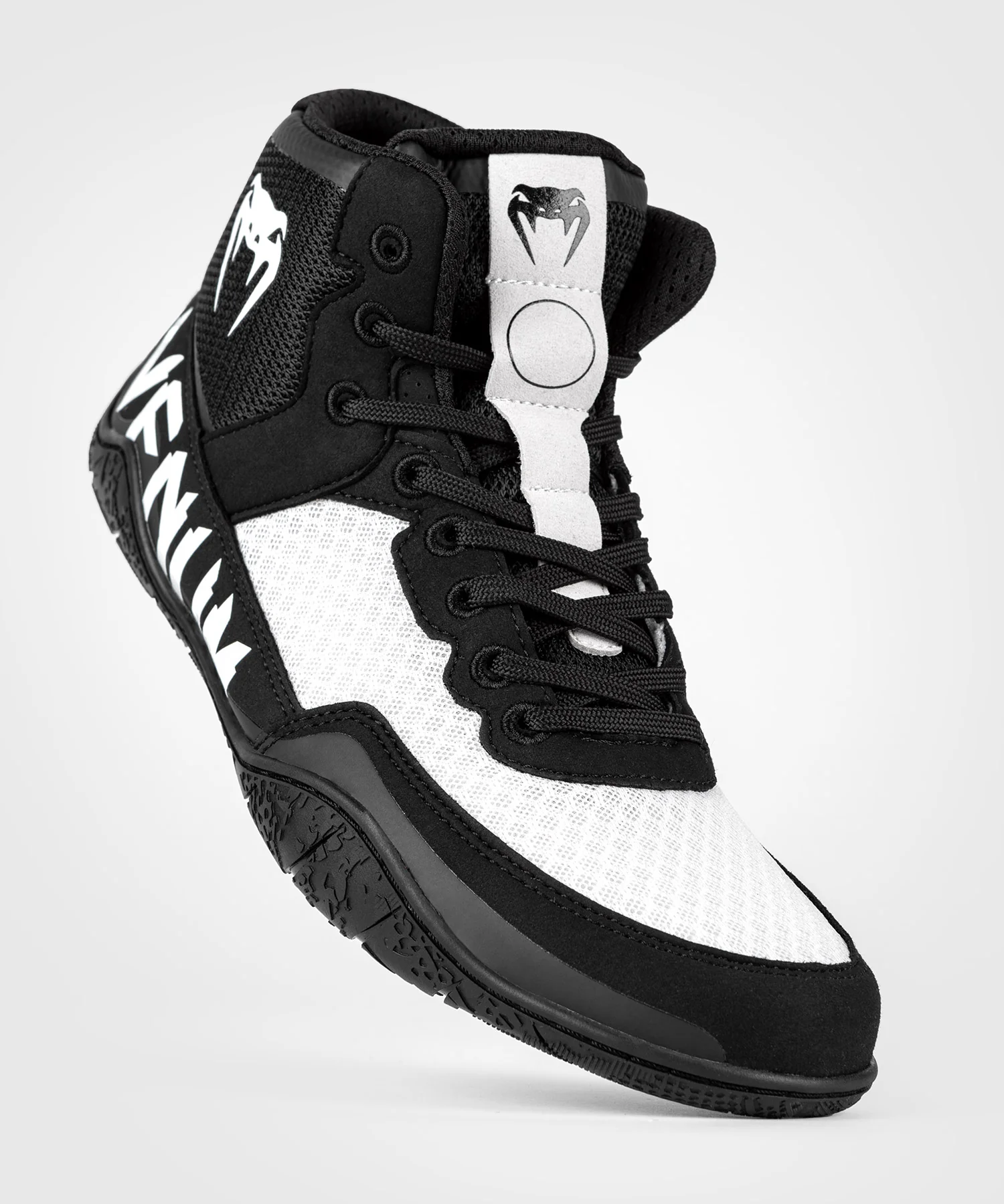 Chaussures de lutte Venum Elite - Noir/Blanc - Image 6