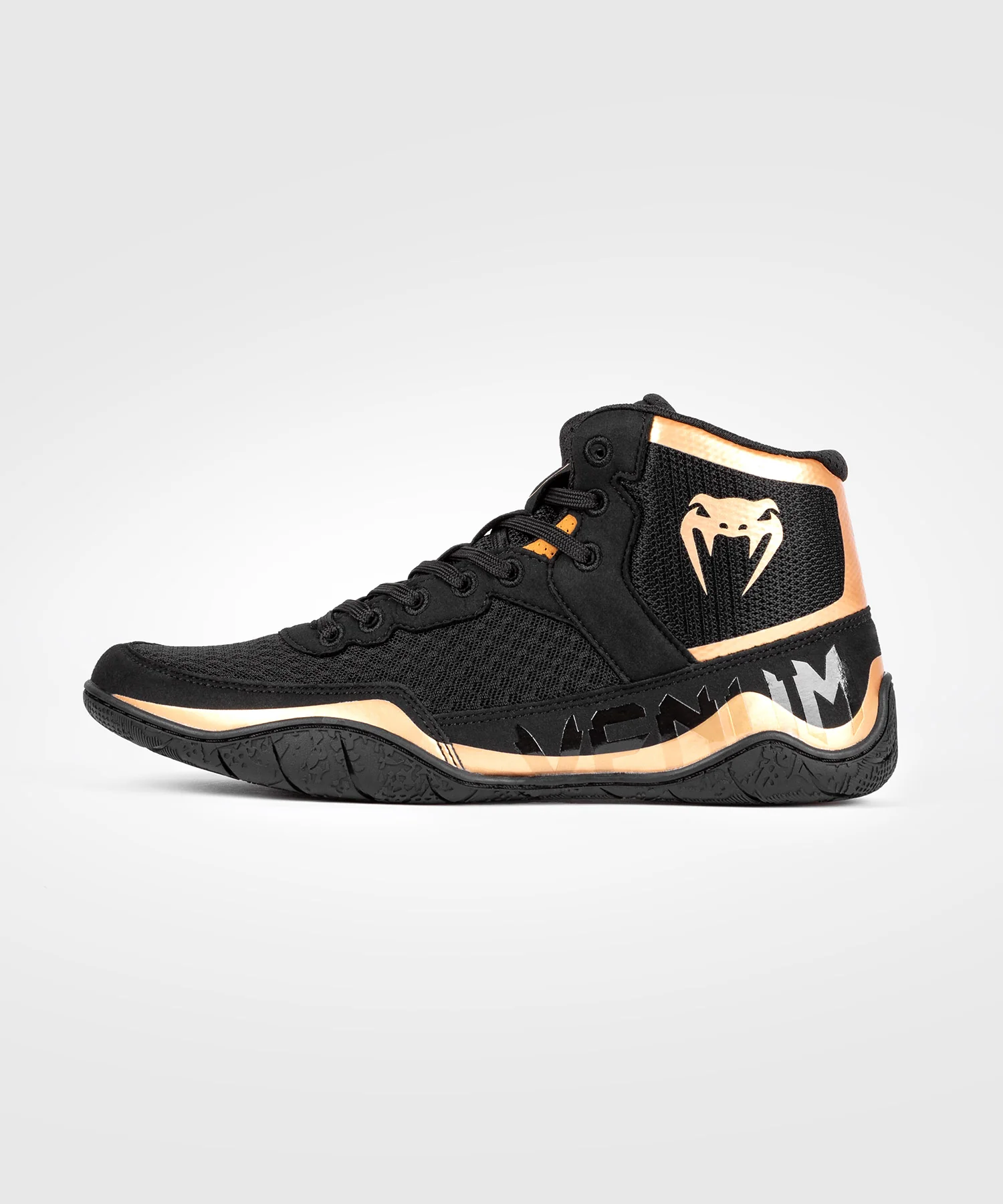Chaussures de lutte Venum Elite - Noir/Bronze - Image 4