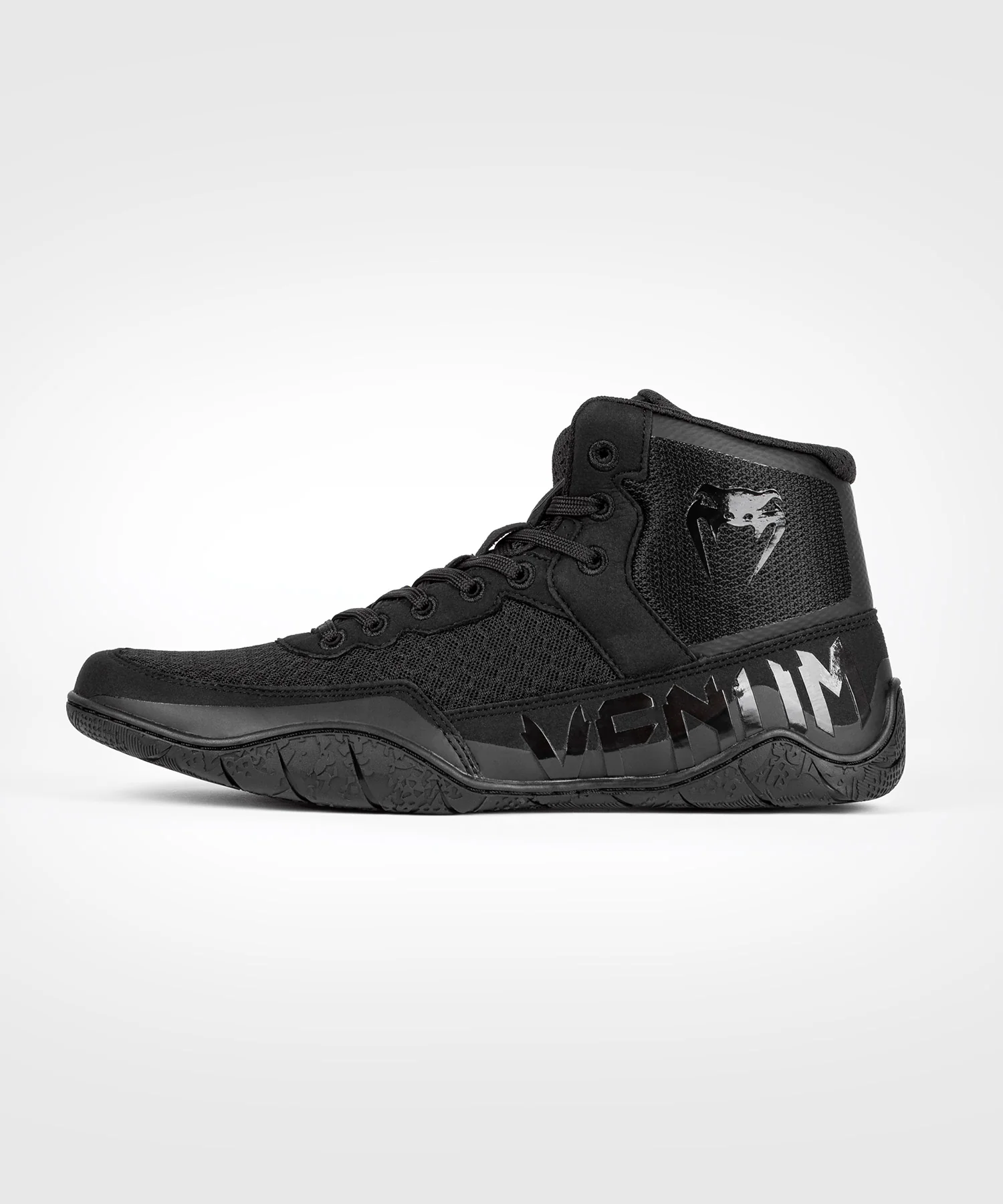 Chaussures de lutte Venum Elite - Noir/Noir - Image 4
