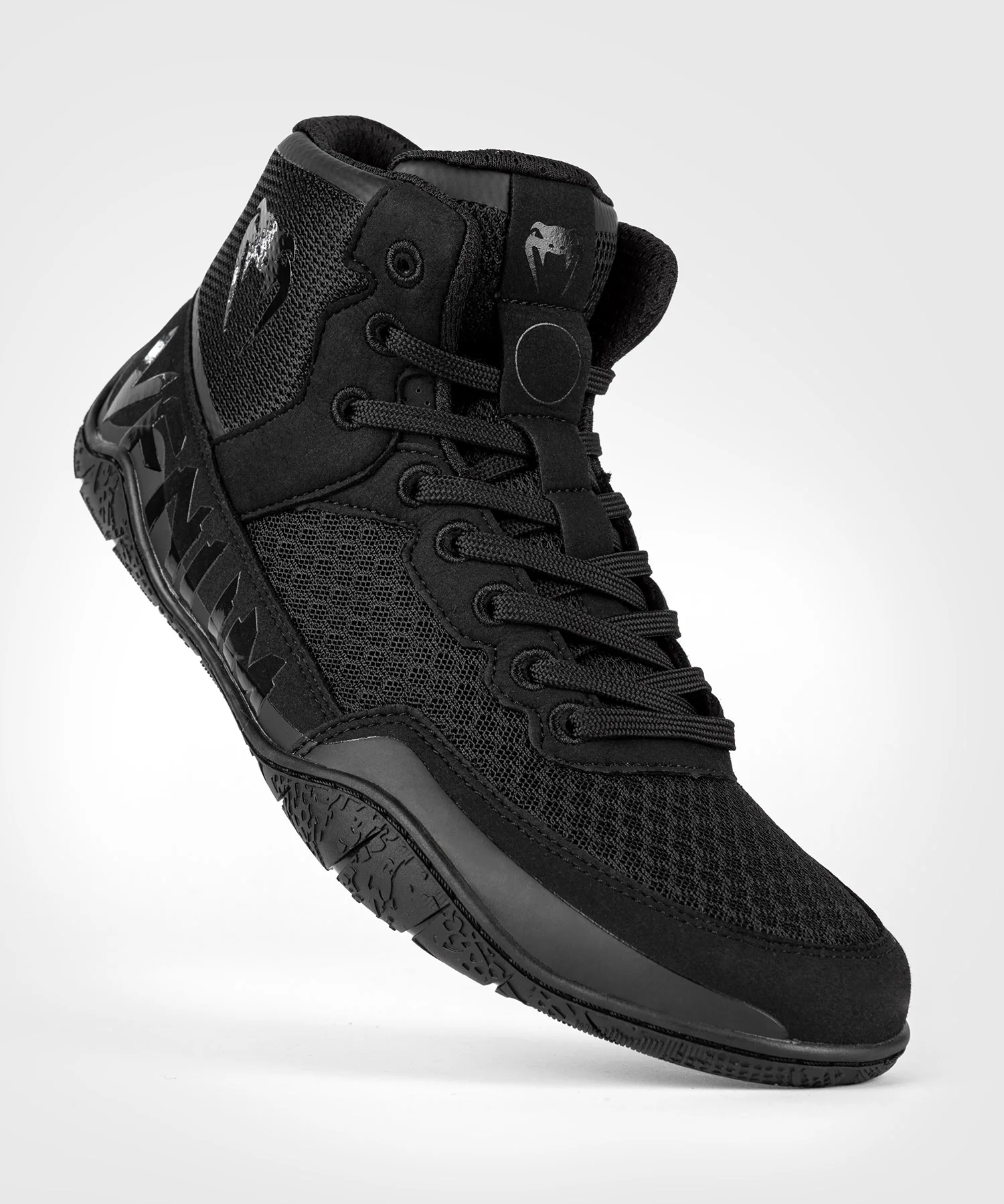 Chaussures de lutte Venum Elite - Noir/Noir - Image 6