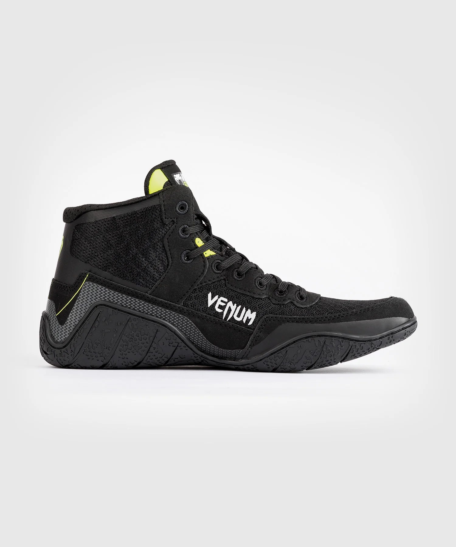 Chaussures de lutte Venum Training Camp 4.0 - Noir/Vert Néon - Image 4