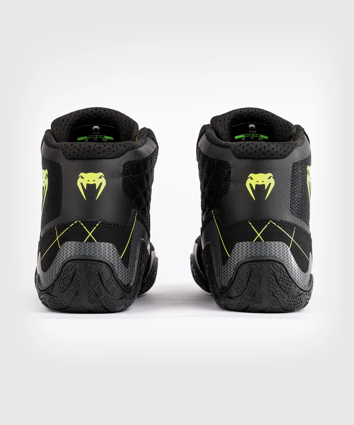 Chaussures de lutte Venum Training Camp 4.0 - Noir/Vert Néon - Image 5