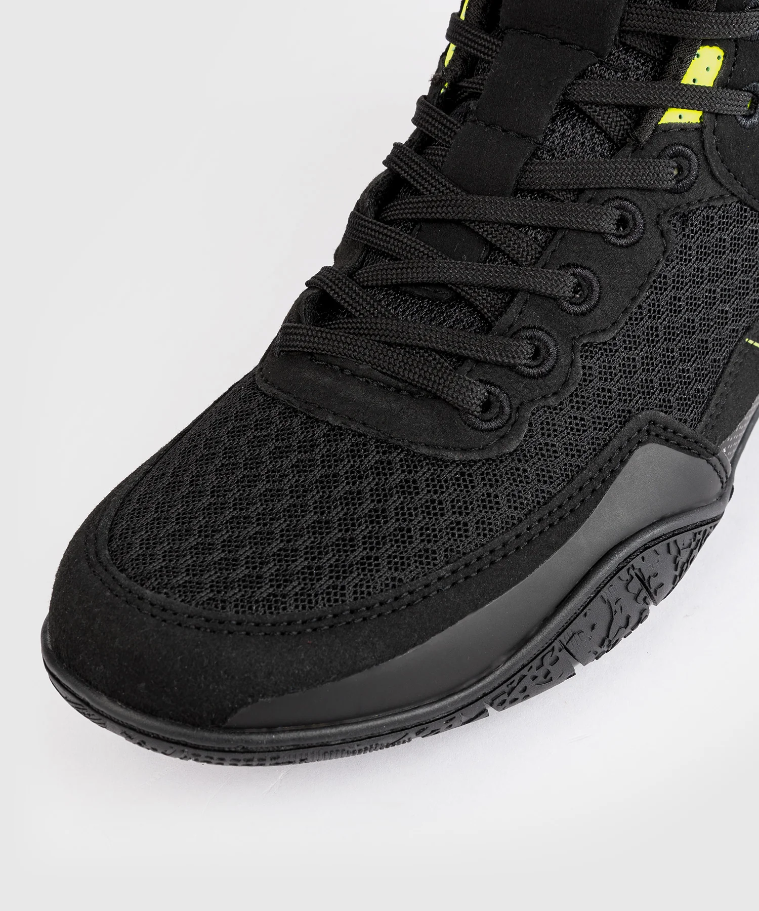 Chaussures de lutte Venum Training Camp 4.0 - Noir/Vert Néon - Image 8