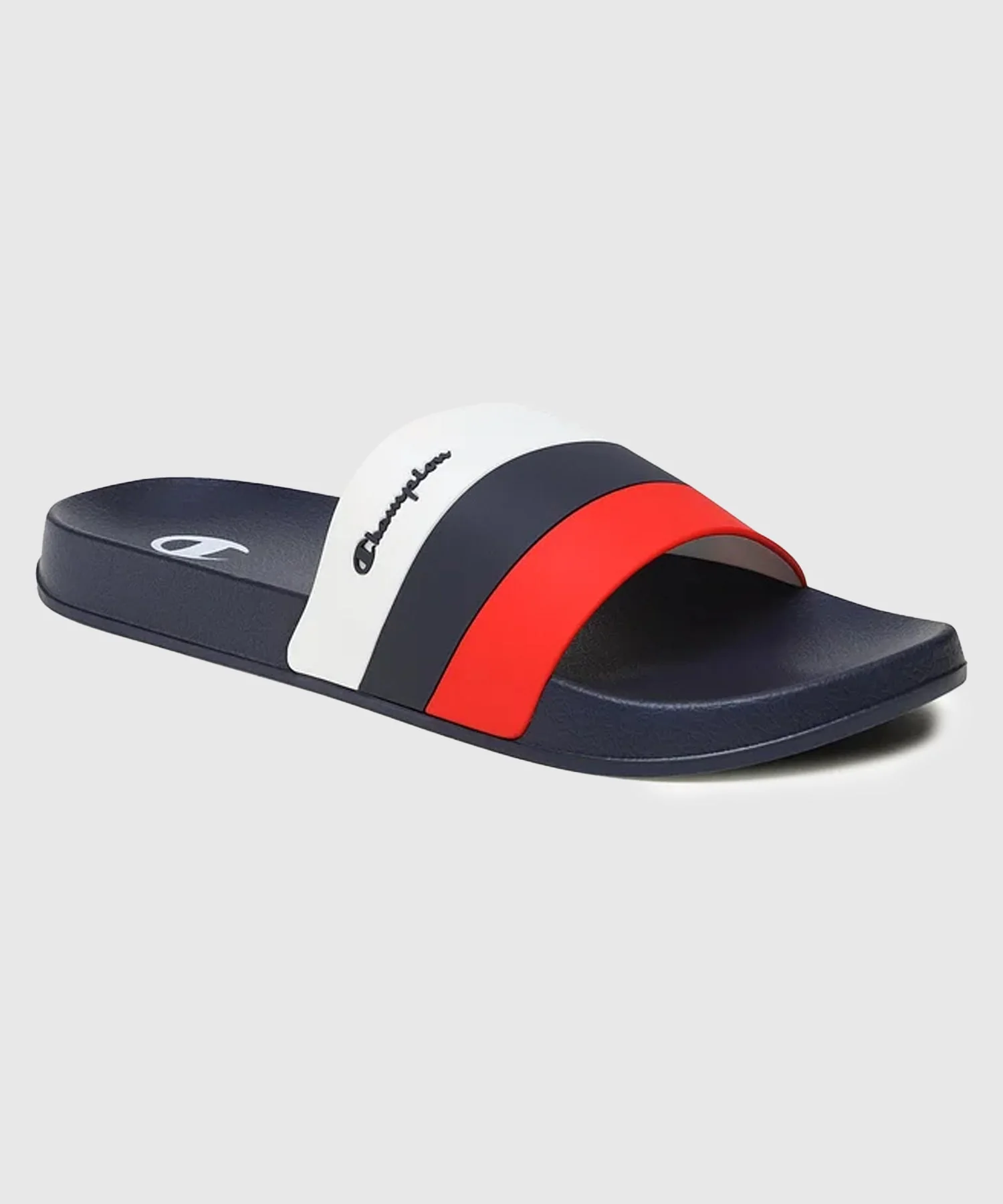 Claquettes Champion Legacy - Bleu Marine/Blanc/Rouge