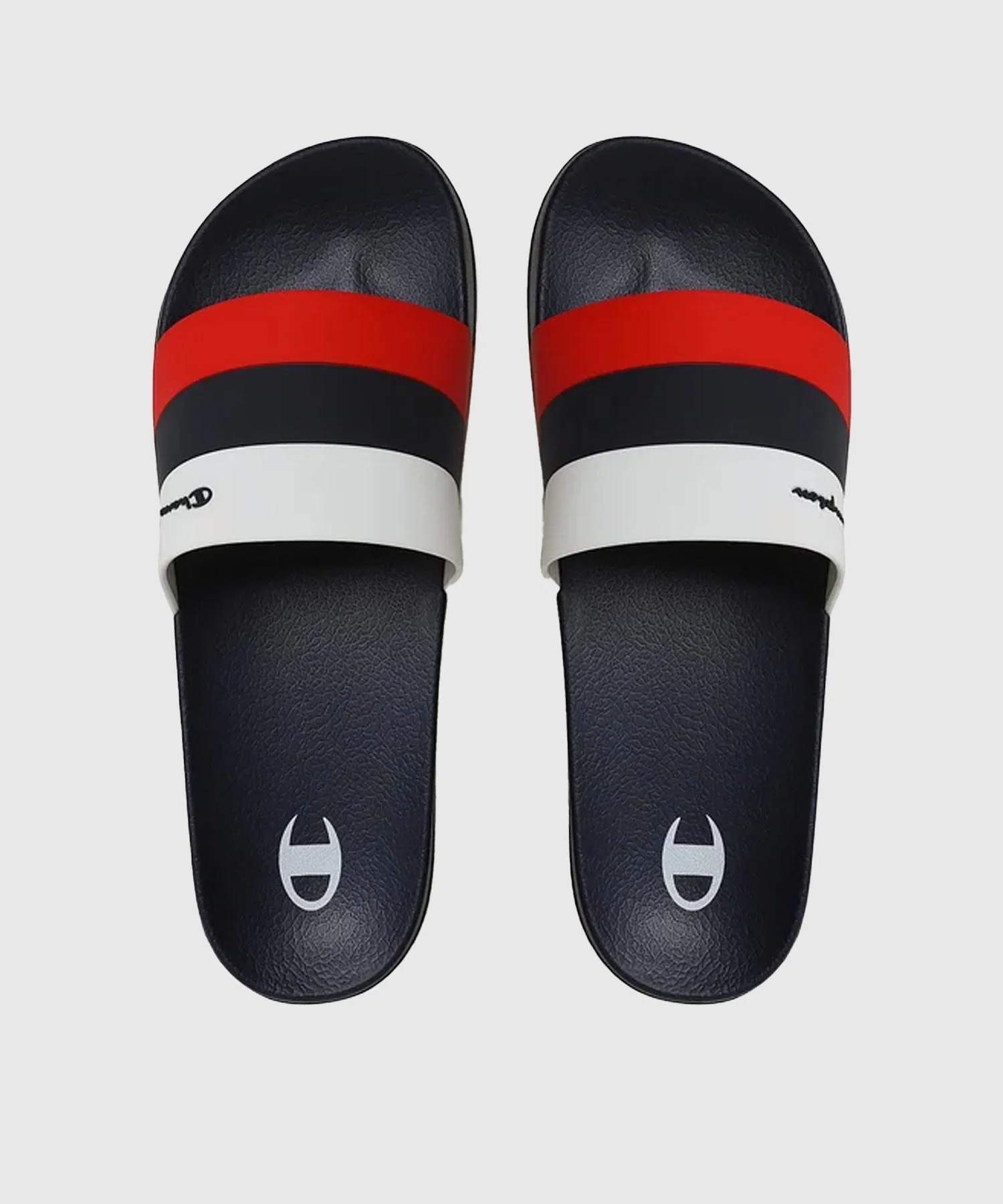 Claquettes Champion Legacy - Bleu Marine/Blanc/Rouge - Image 5