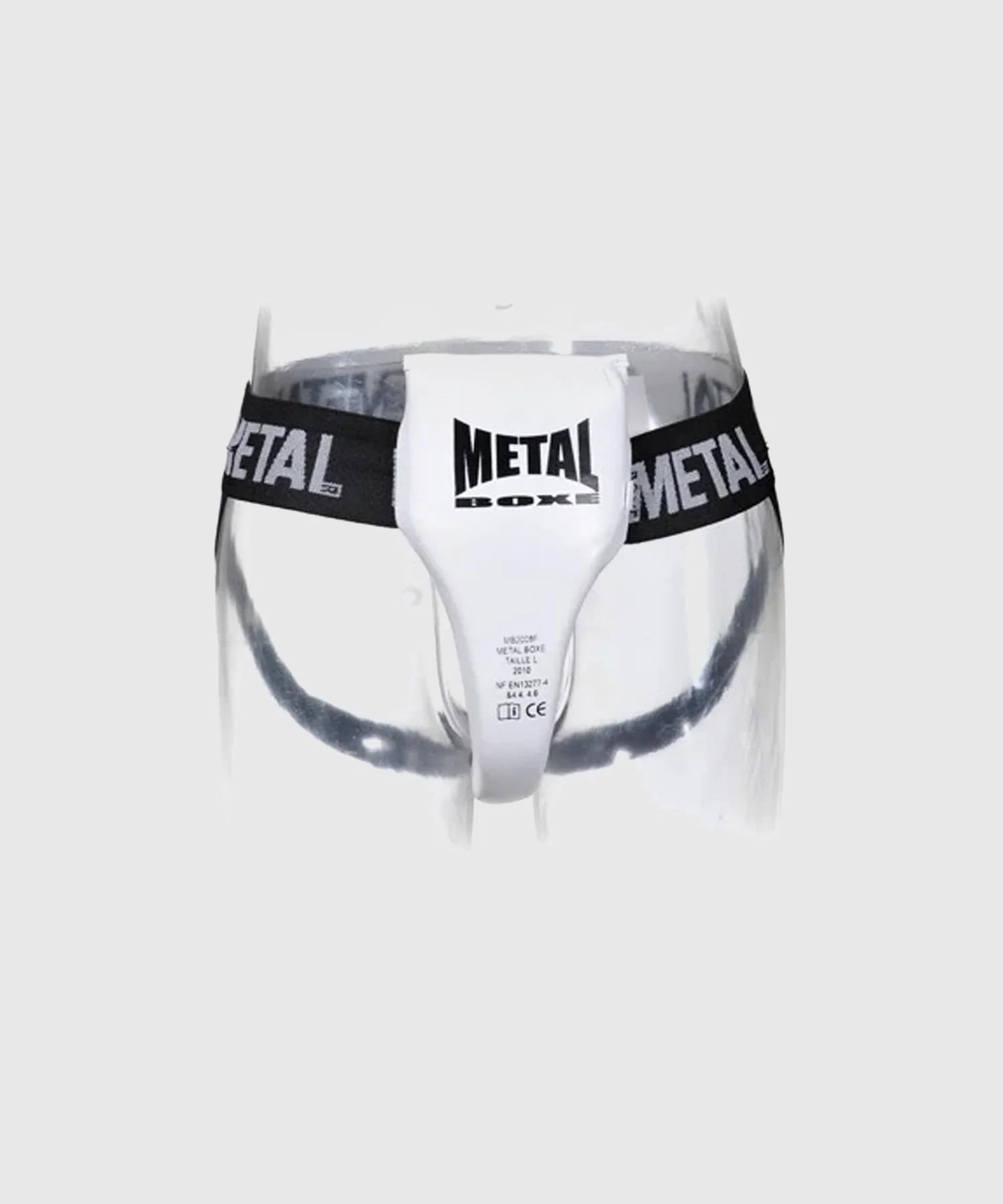 Coquille de Protection Femme Metal Boxe - Blanc
