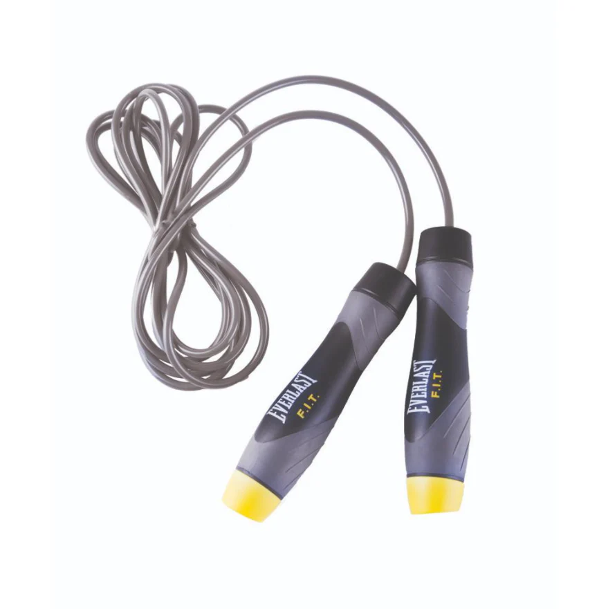 Corde à Sauter Everlast Lestée et Réglable - Noir