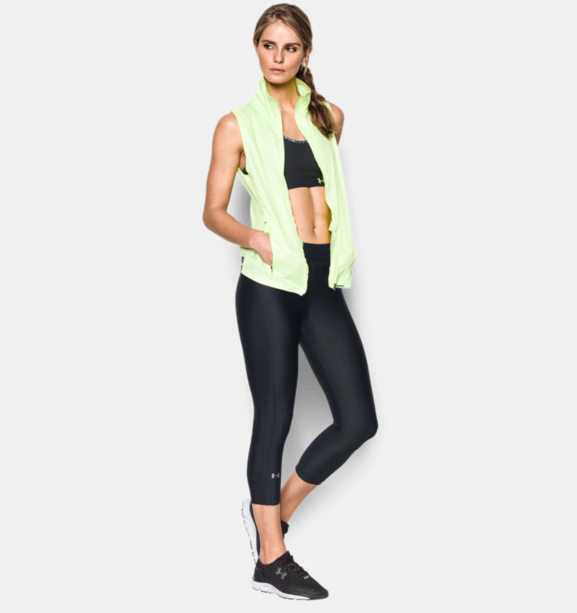 Corsaire Femme Under Armour HeatGear - Noir - Image 3