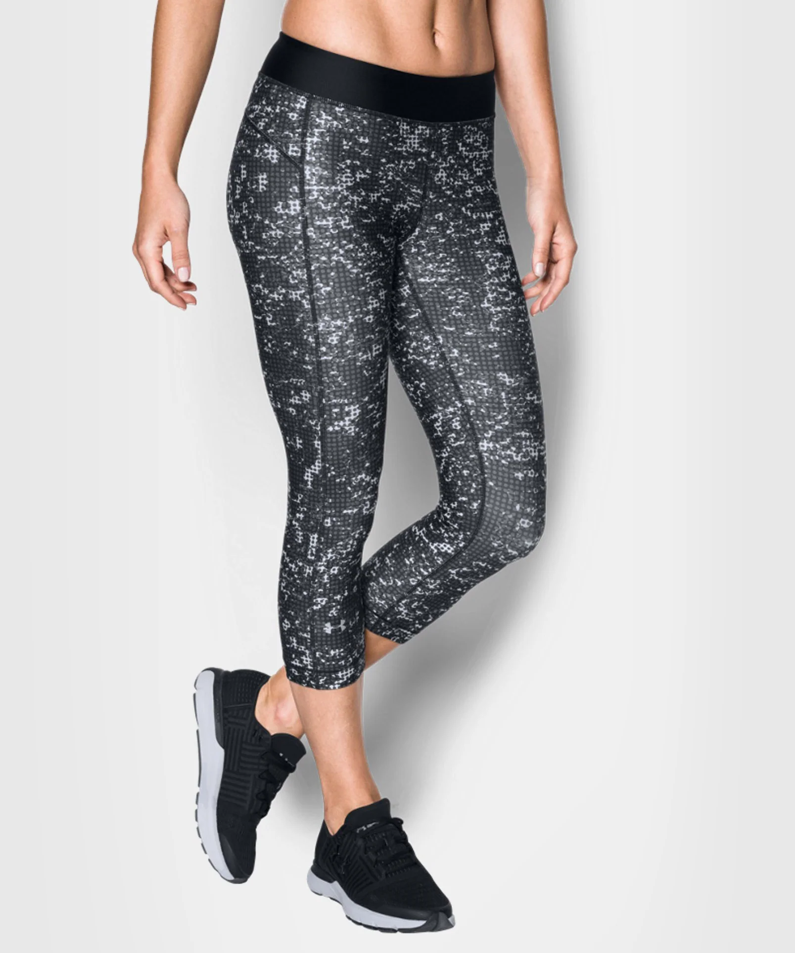 Corsaire imprimé Femme Under Armour HeatGear - Noir