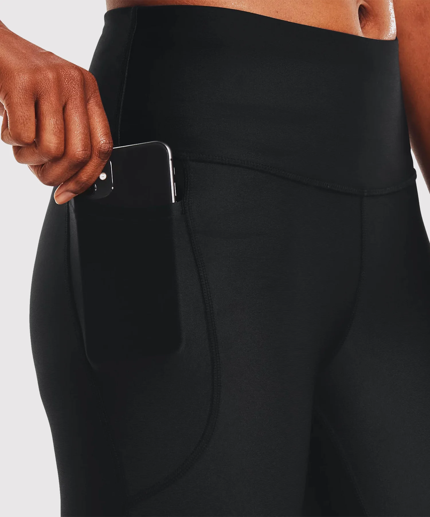 Corsaire Taille Haute Under Armour Heatgear® Pour Femme - Noir - Image 4