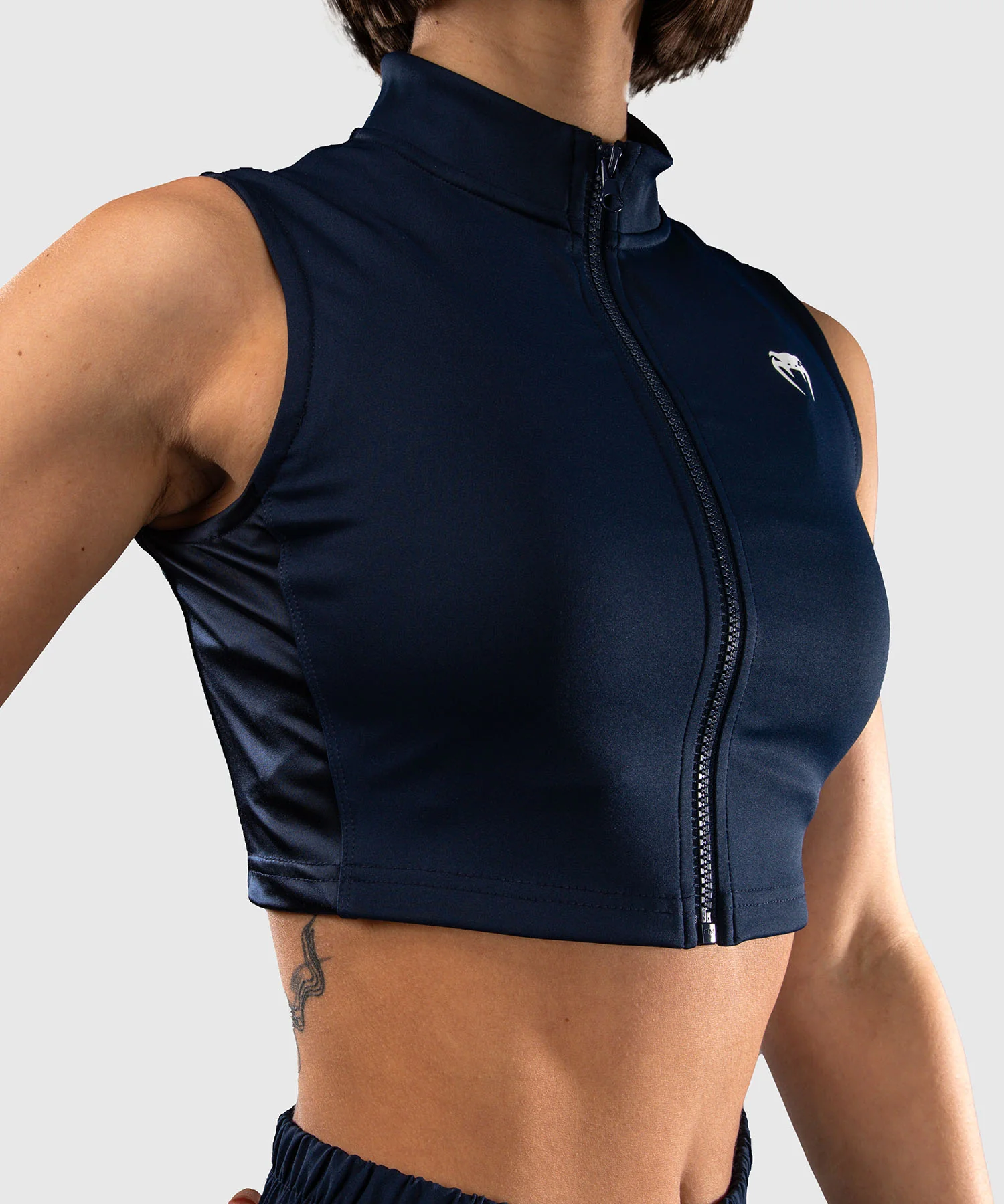 Crop Top pour Femme Venum Sculpt Shape - Bleu Marine - Image 6