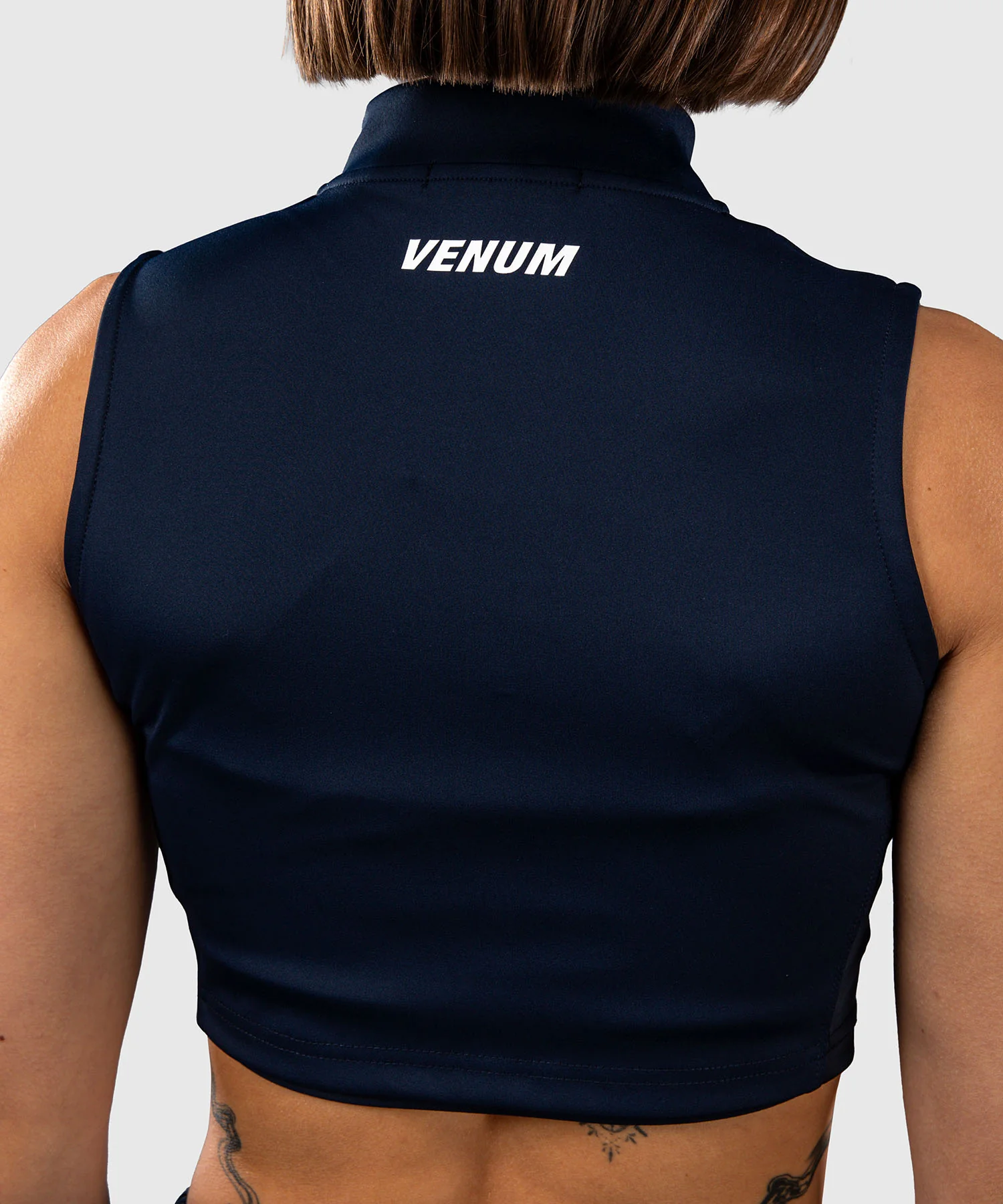 Crop Top pour Femme Venum Sculpt Shape - Bleu Marine - Image 7