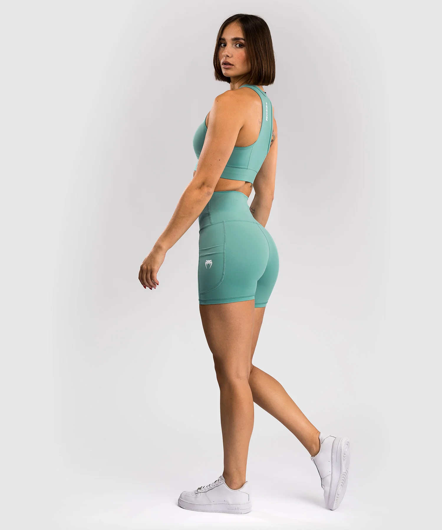 Short de compression Venum Essential pour Femmes - Vert d'Eau - Image 6