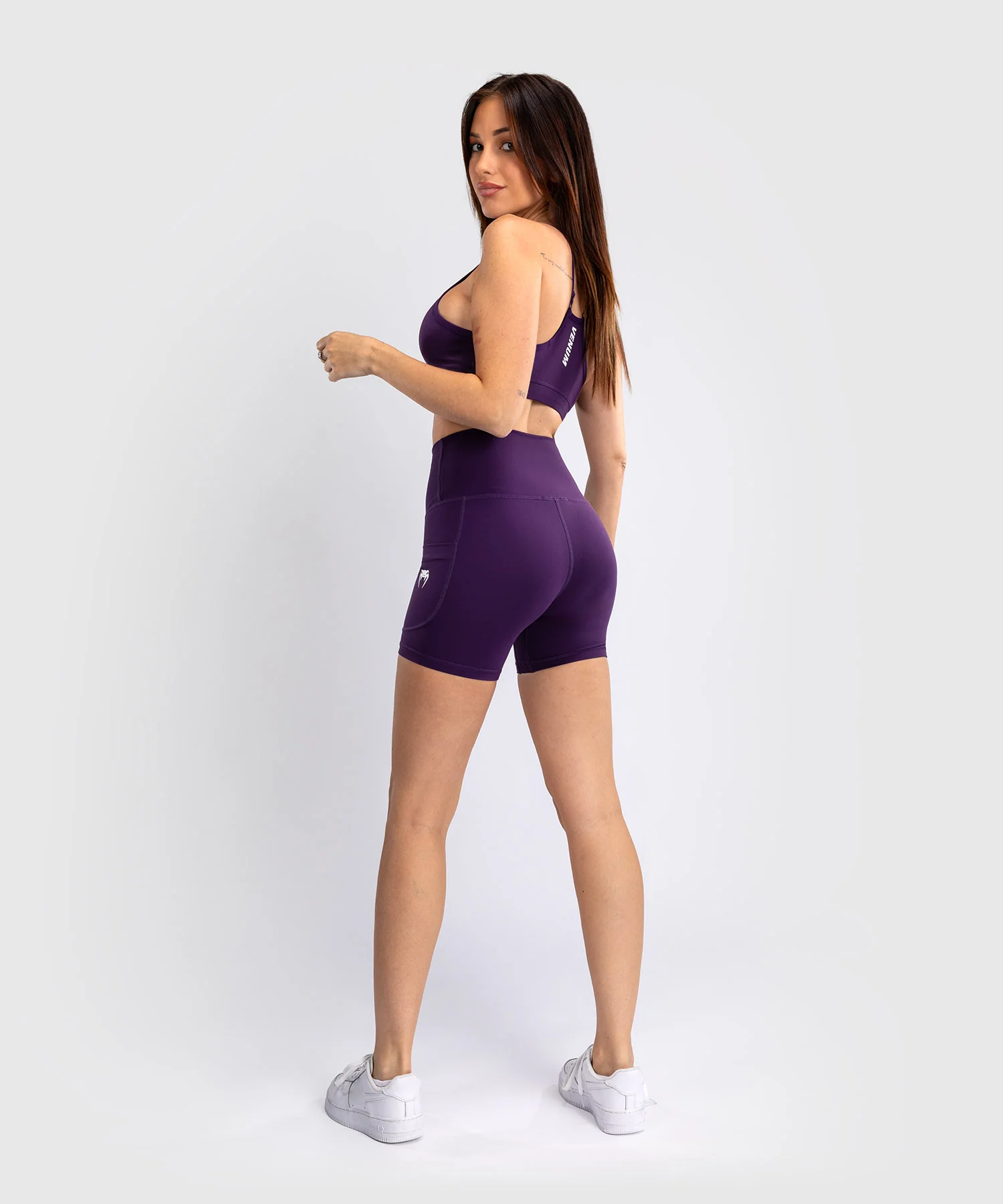 Cycliste Venum Essential pour Femmes - Violet Intense - Image 3