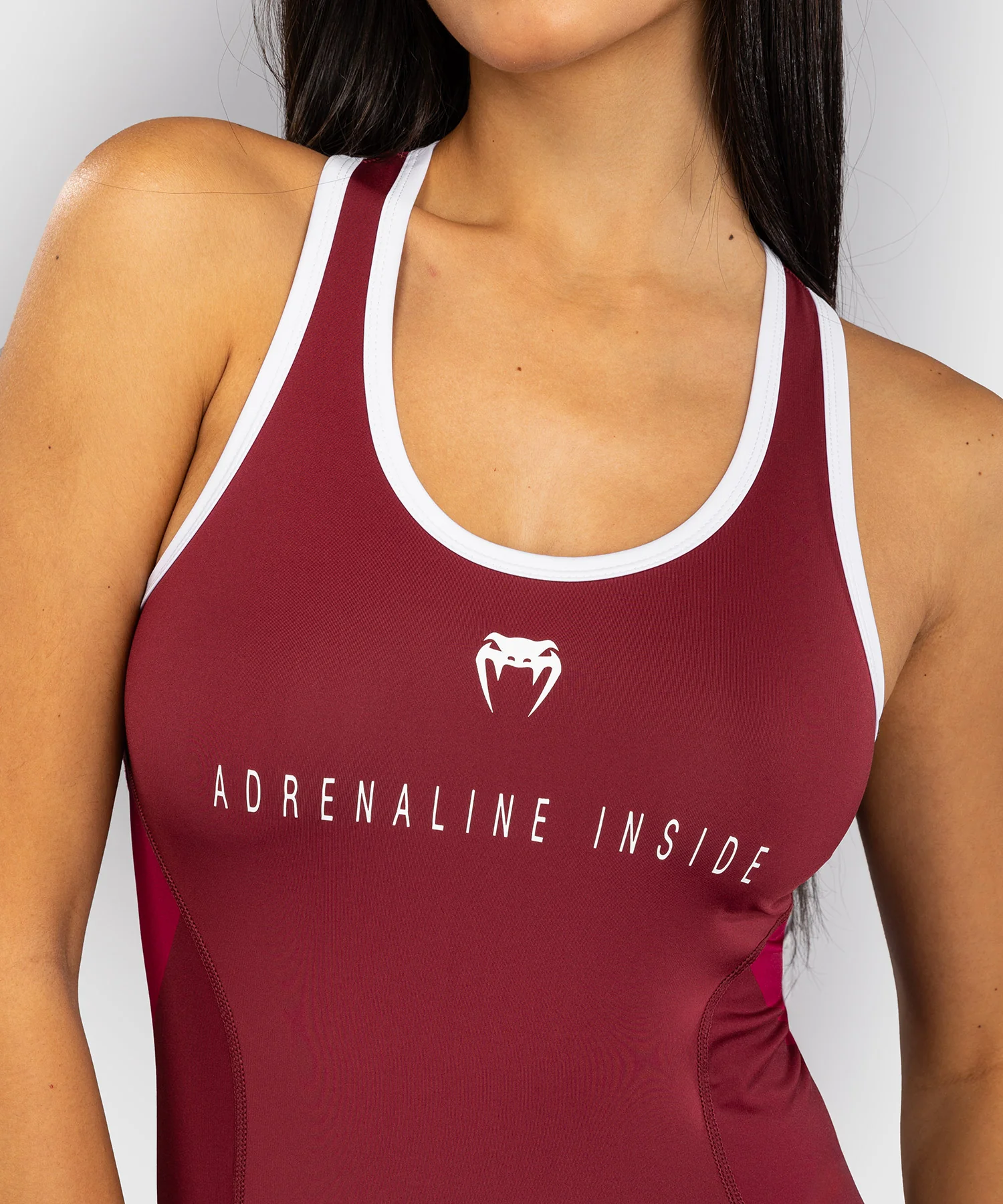 Débardeur Dry-Tech Femme Venum Adrenaline – Bordeaux/Rose - Image 4