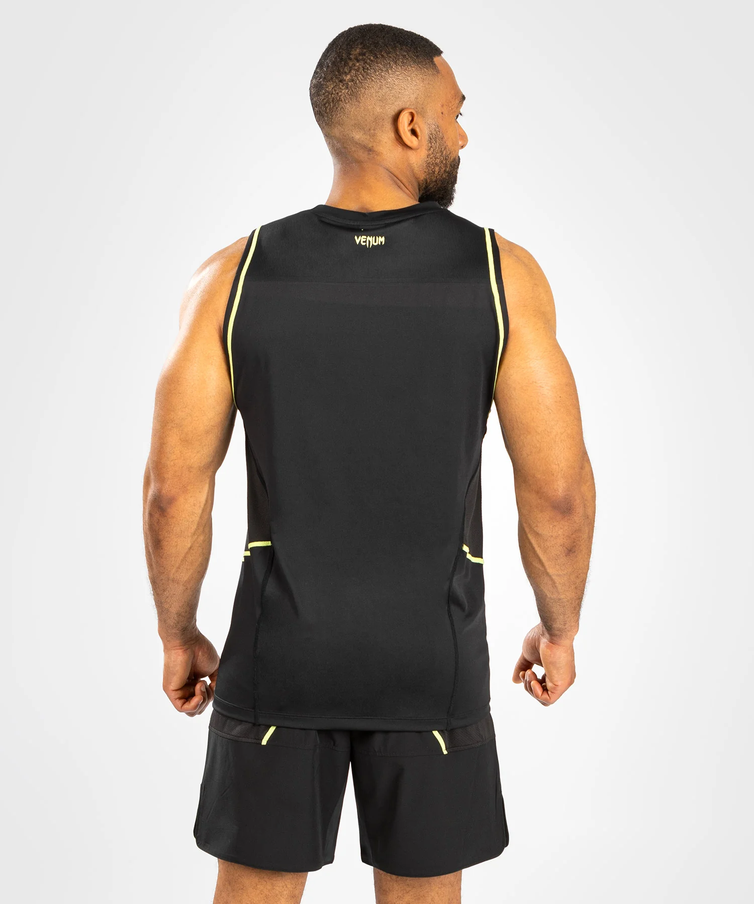 Débardeur Dry-Tech pour hommes Venum Fusion 2.0 - Noir/Jaune - Image 2