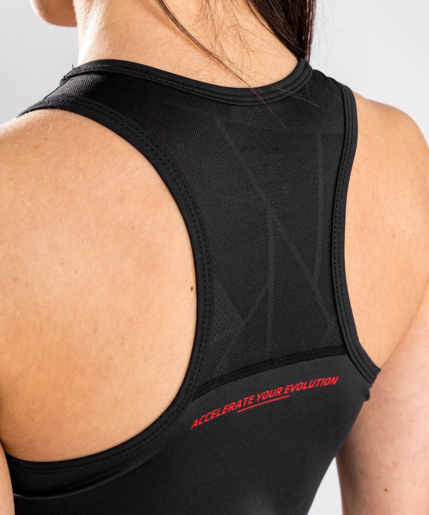 Débardeur Dry Tech UFC Venum Performance Institute - Pour Femmes - Noir/Rouge - Image 10