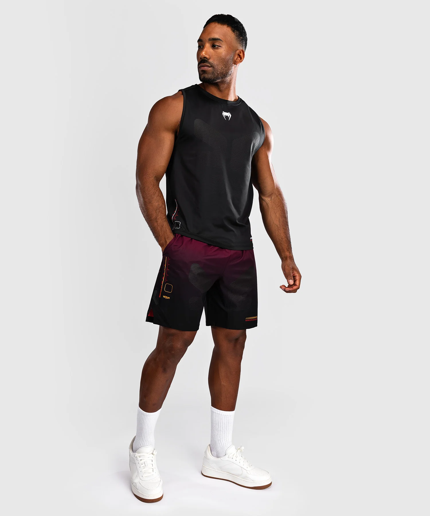 Débardeur Dry-Tech Venum Tactical XT- Noir/Rouge Feu